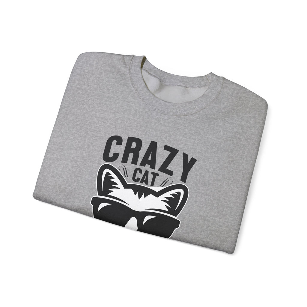 Crazy Car Lady In Training Unisex Heavy Blend Crewneck Sweatshirt