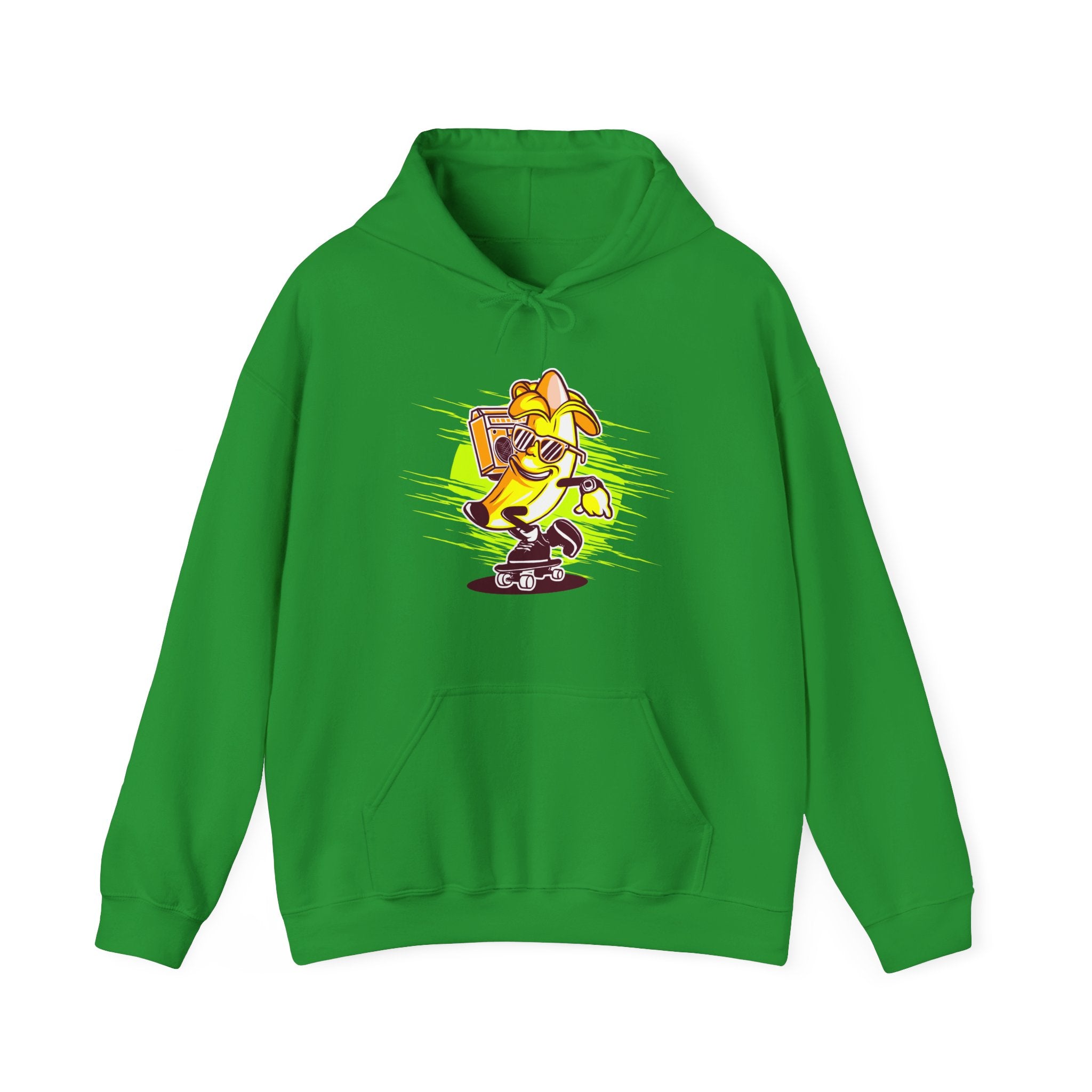 Banana Riding A Skateboard Unisex Heavy Blend Hooded Sweatshirt