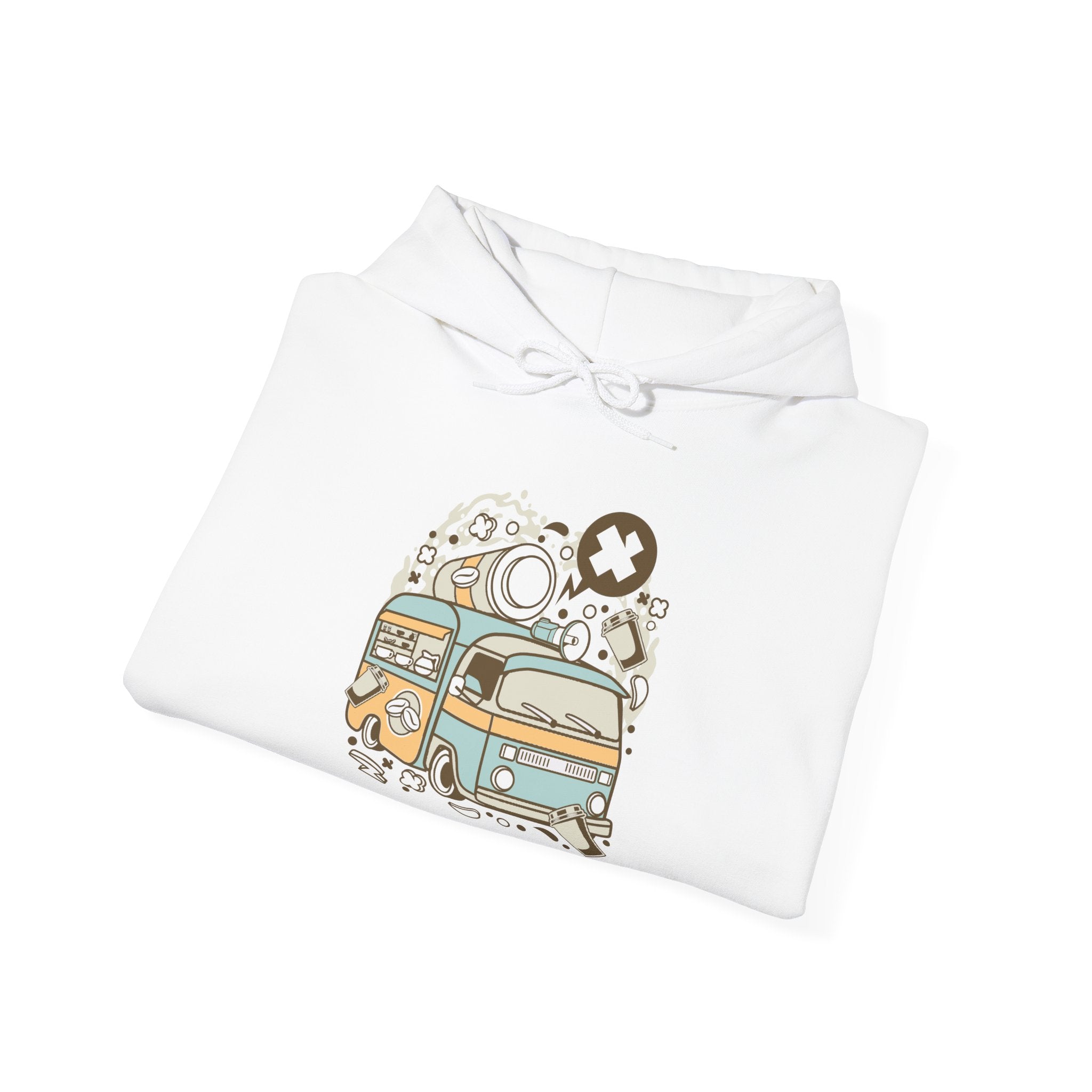 Coffee Van Unisex Heavy Blend Hooded Sweatshirt for Ultimate Comfort and Style