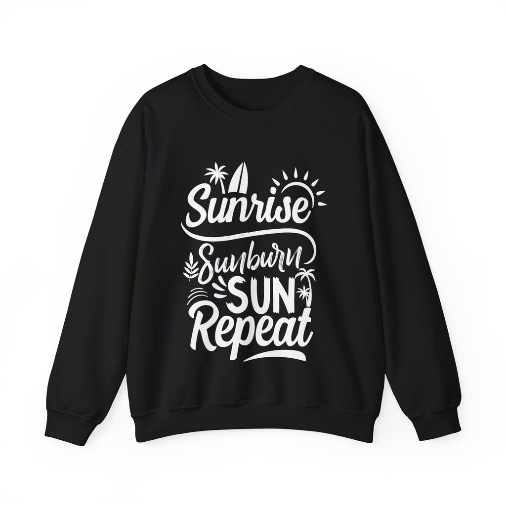 Sunrise Sunburn Sun Repeat Unisex Heavy Blend Crewneck Sweatshirt