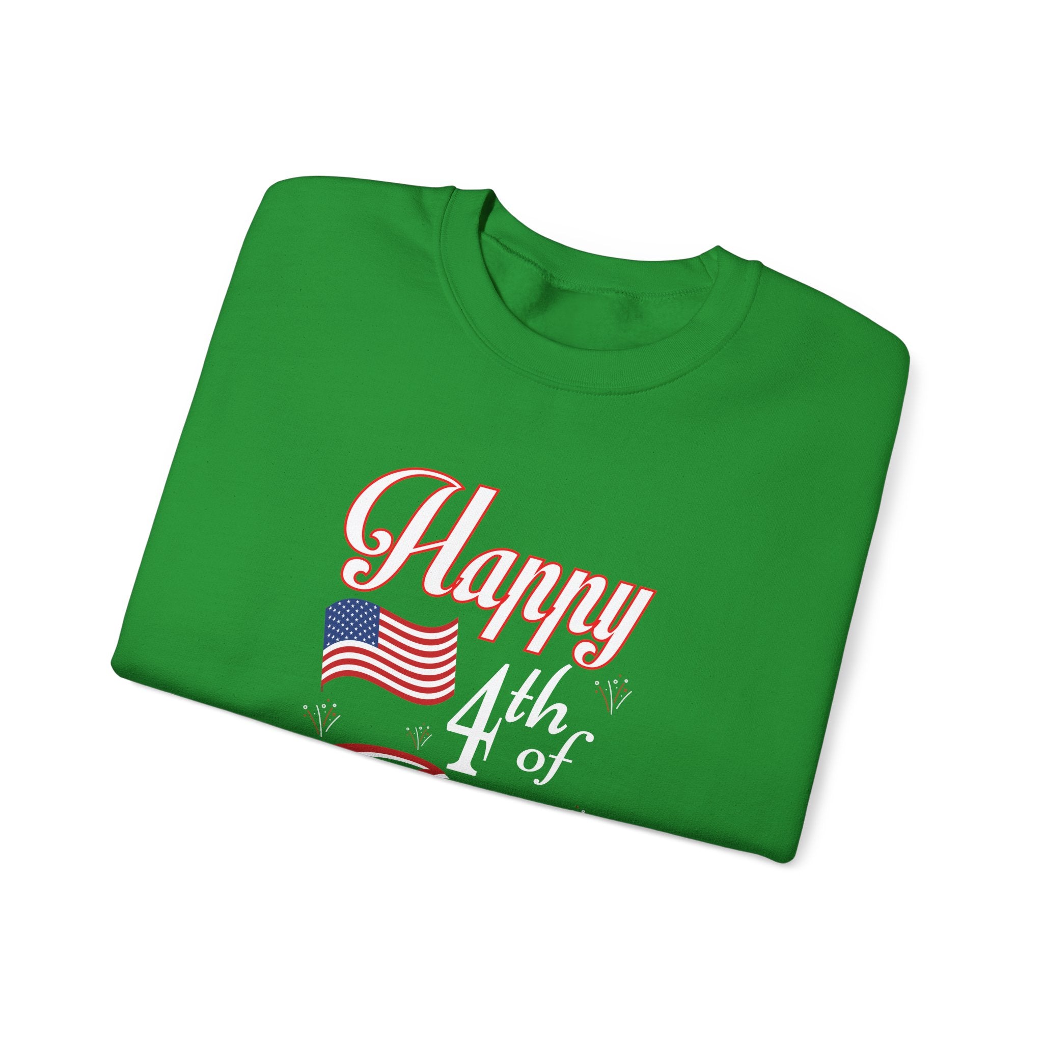 Happy 4th Of July Fireworks Unisex Heavy Blend Crewneck Sweatshirt