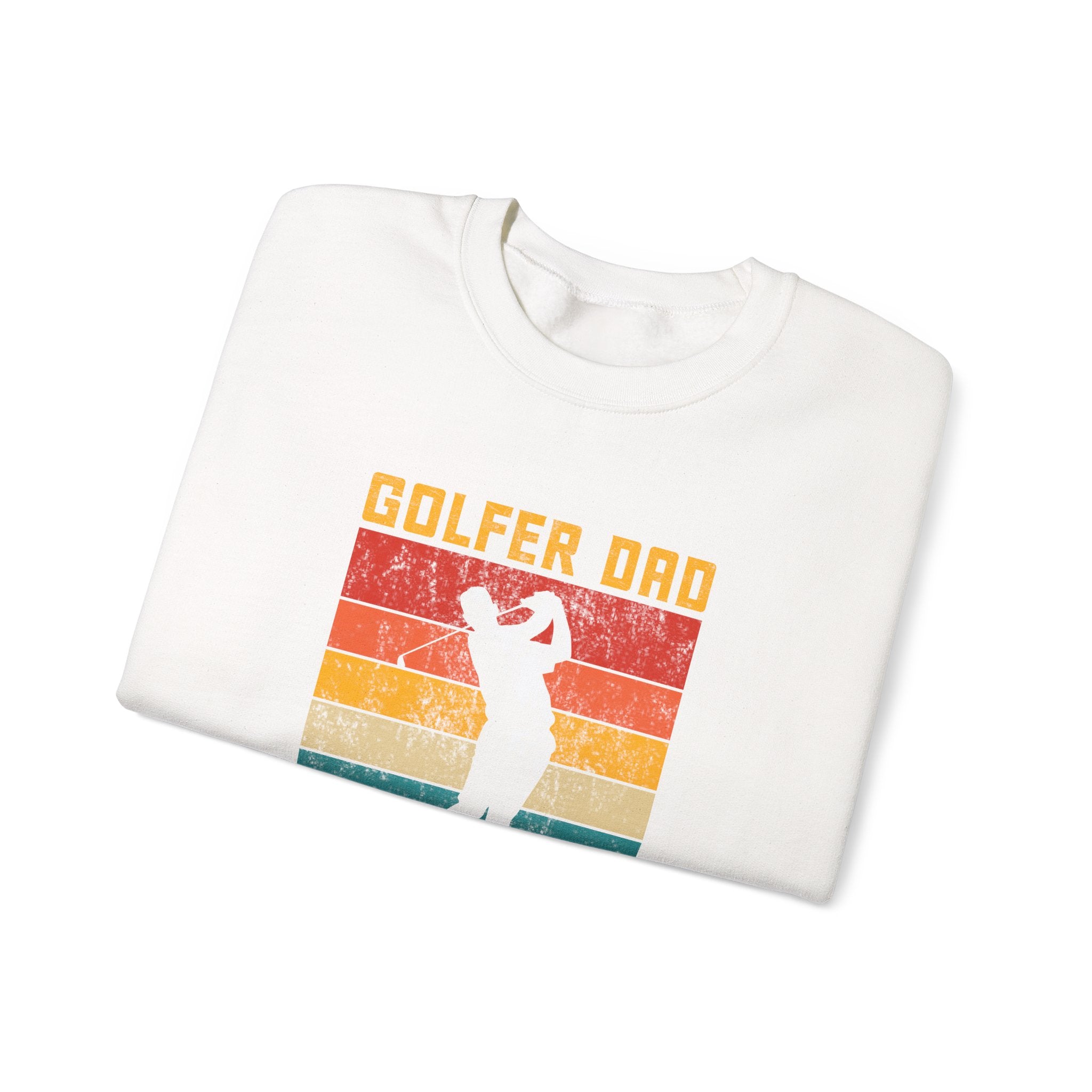 Golfer Dad Like A Regular Dad But Cooler Unisex Heavy Blend Crewneck Sweatshirt