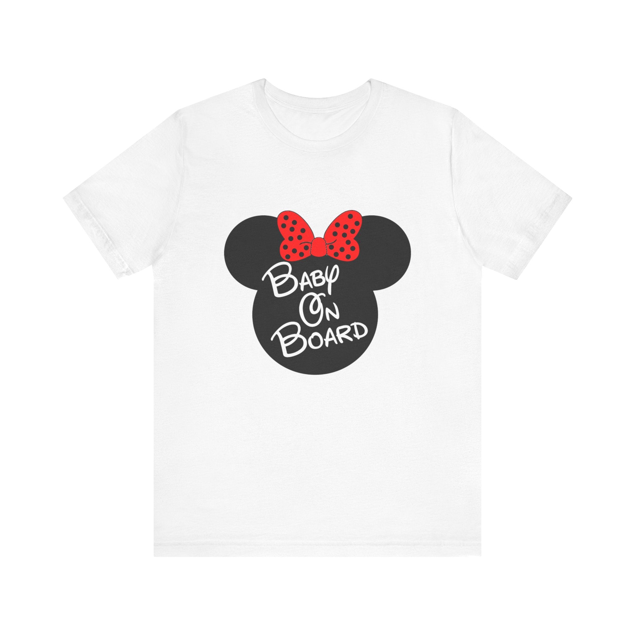 Baby On Board Mouse Ears Unisex Jersey Short Sleeve T-Shirt