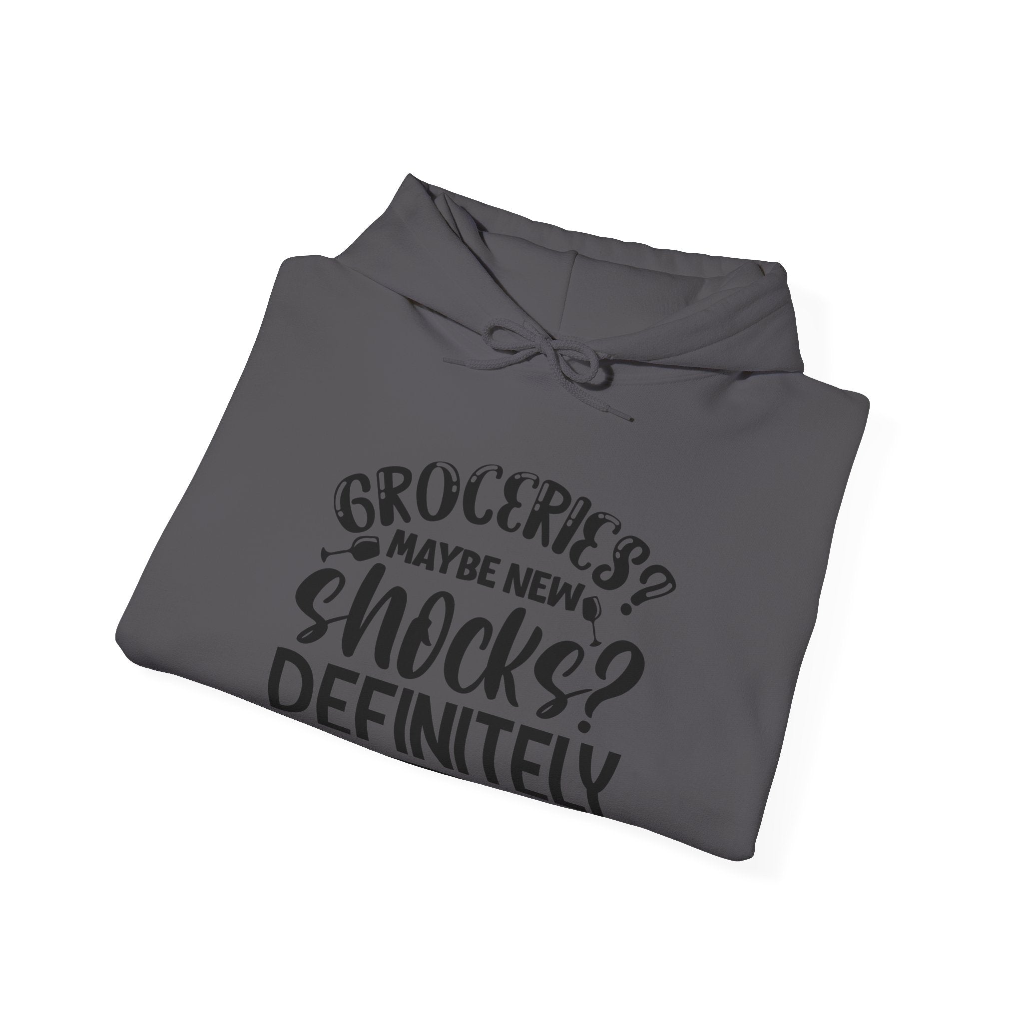 Groceries Maybe New Shocks Definitely Unisex Heavy Blend Hooded Sweatshirt