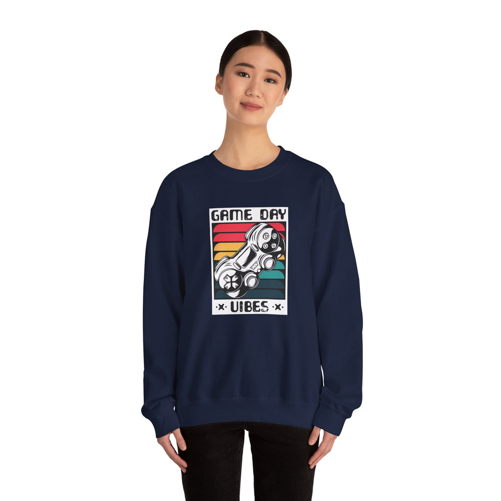 Game Day Vibes Unisex Heavy Blend Crewneck Sweatshirt