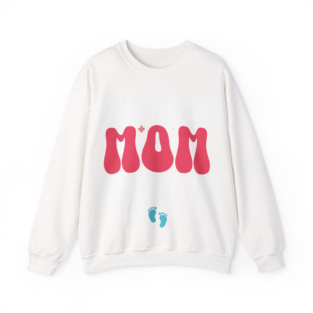 First Time Mom Established 2023 Unisex Heavy Blend Crewneck Sweatshirt