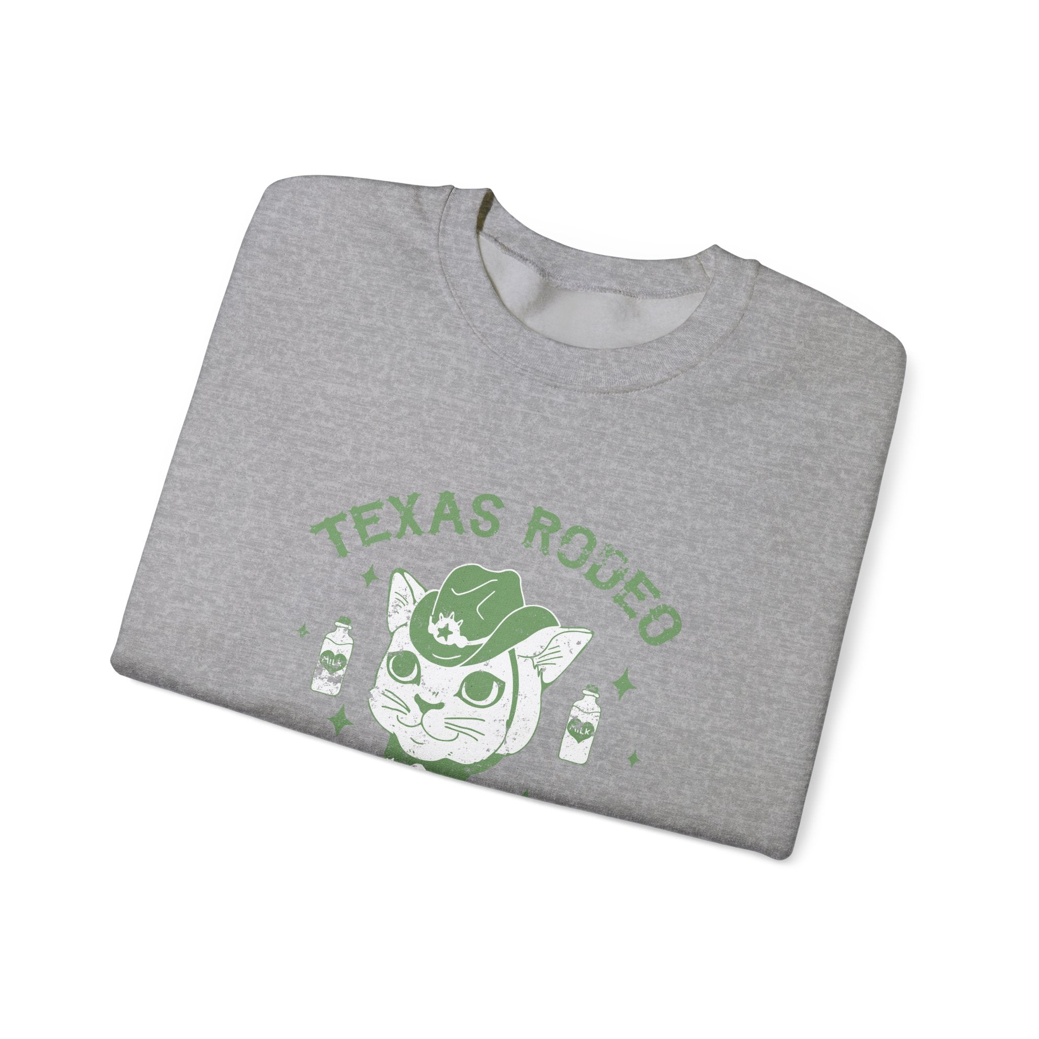 Texas Rodeo You Are Lucky American Cowboy Unisex Heavy Blend Crewneck Sweatshirt