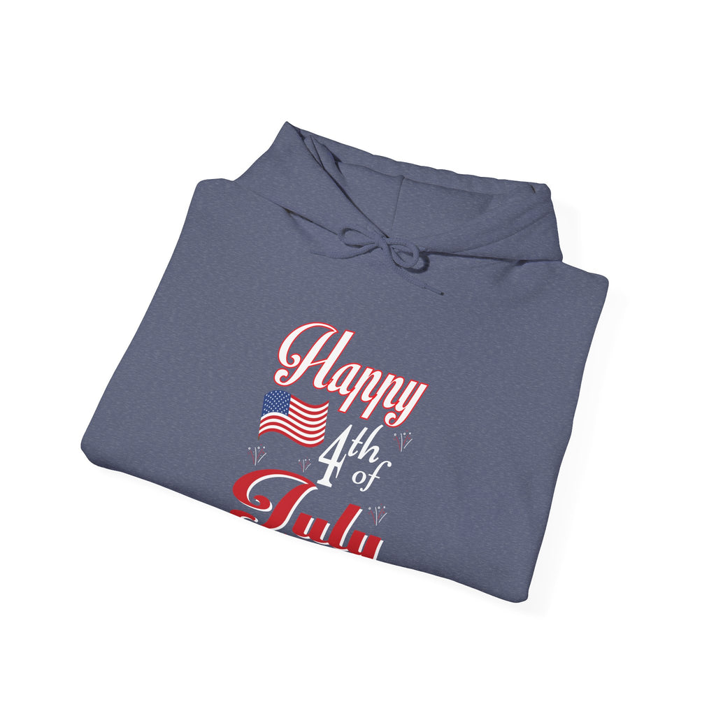 Happy 4th Of July Fireworks Unisex Heavy Blend Hooded Sweatshirt