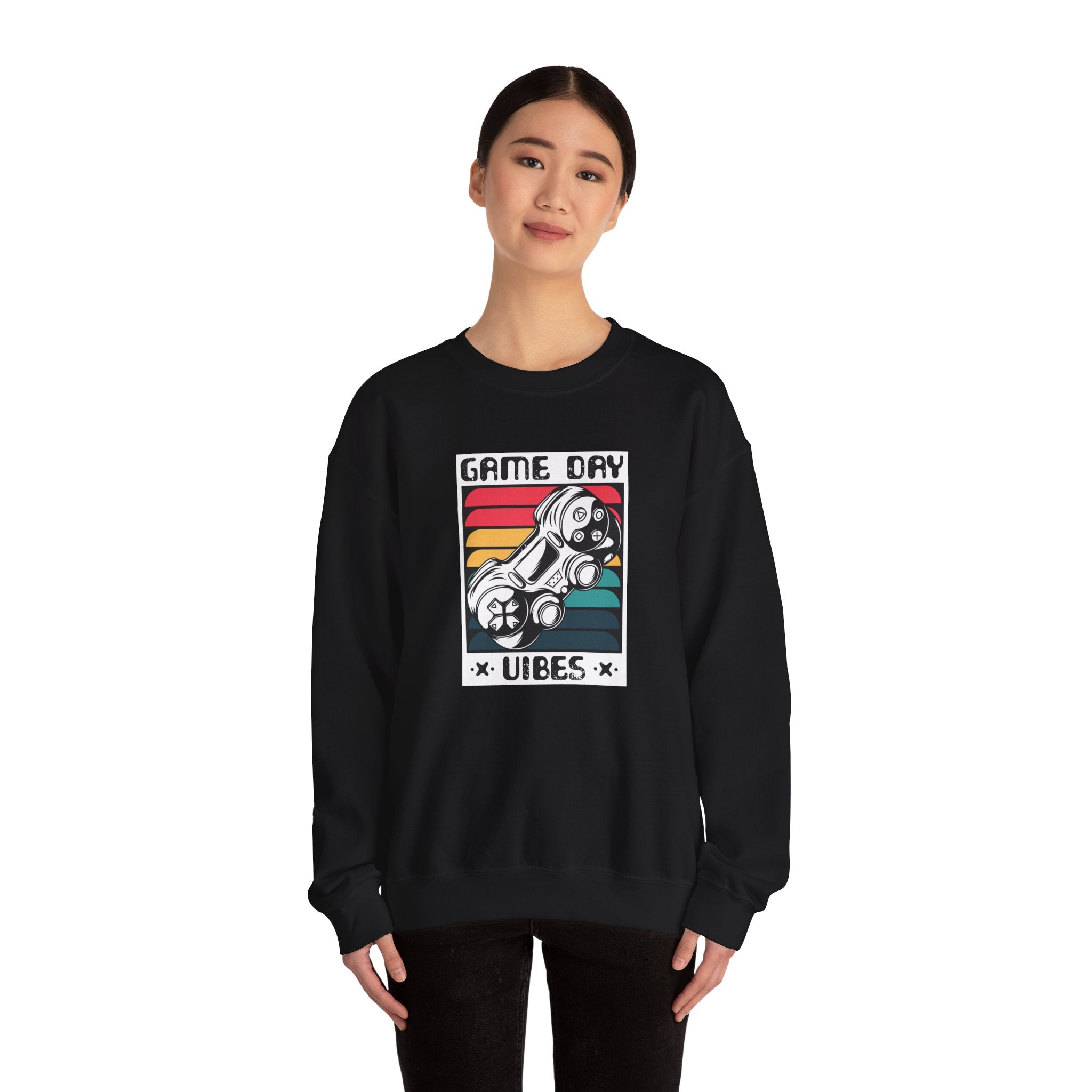 Game Day Vibes Unisex Heavy Blend Crewneck Sweatshirt