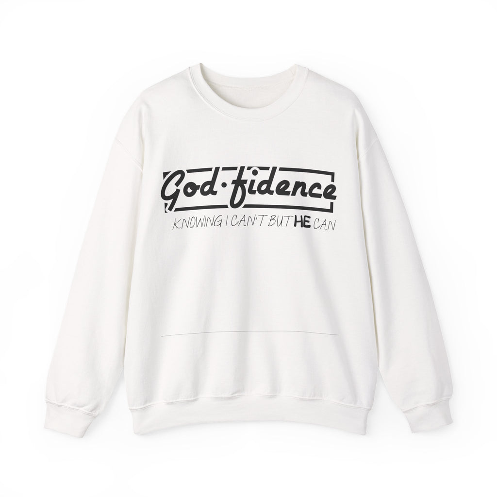 God Fidence Unisex Heavy Blend Crewneck Sweatshirt for Ultimate Comfort and Style
