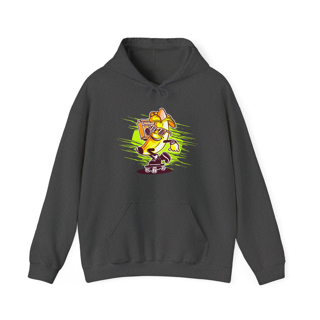 Banana Skateboard Unisex Heavy Blend Hooded Sweatshirt