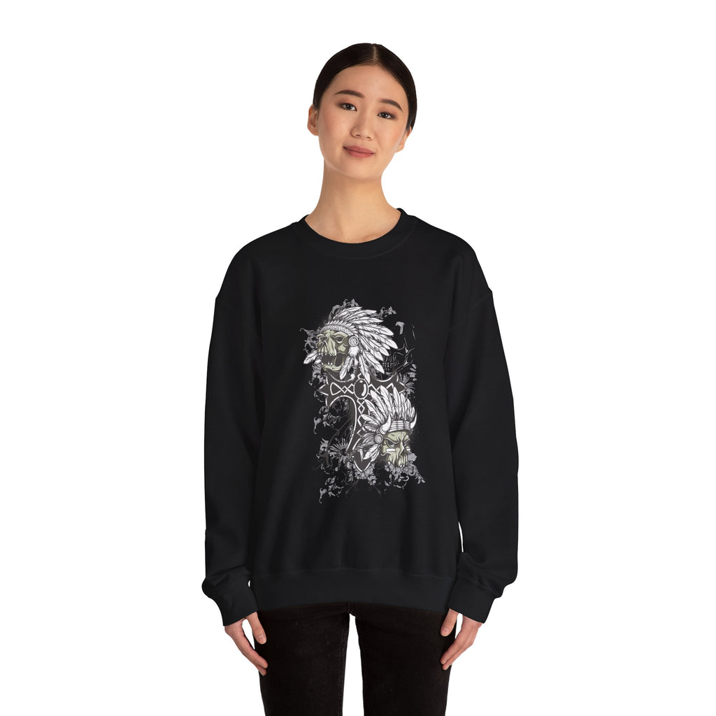 Artsy Indian Skills Unisex Heavy Blend Crewneck Sweatshirt for Ultimate Comfort