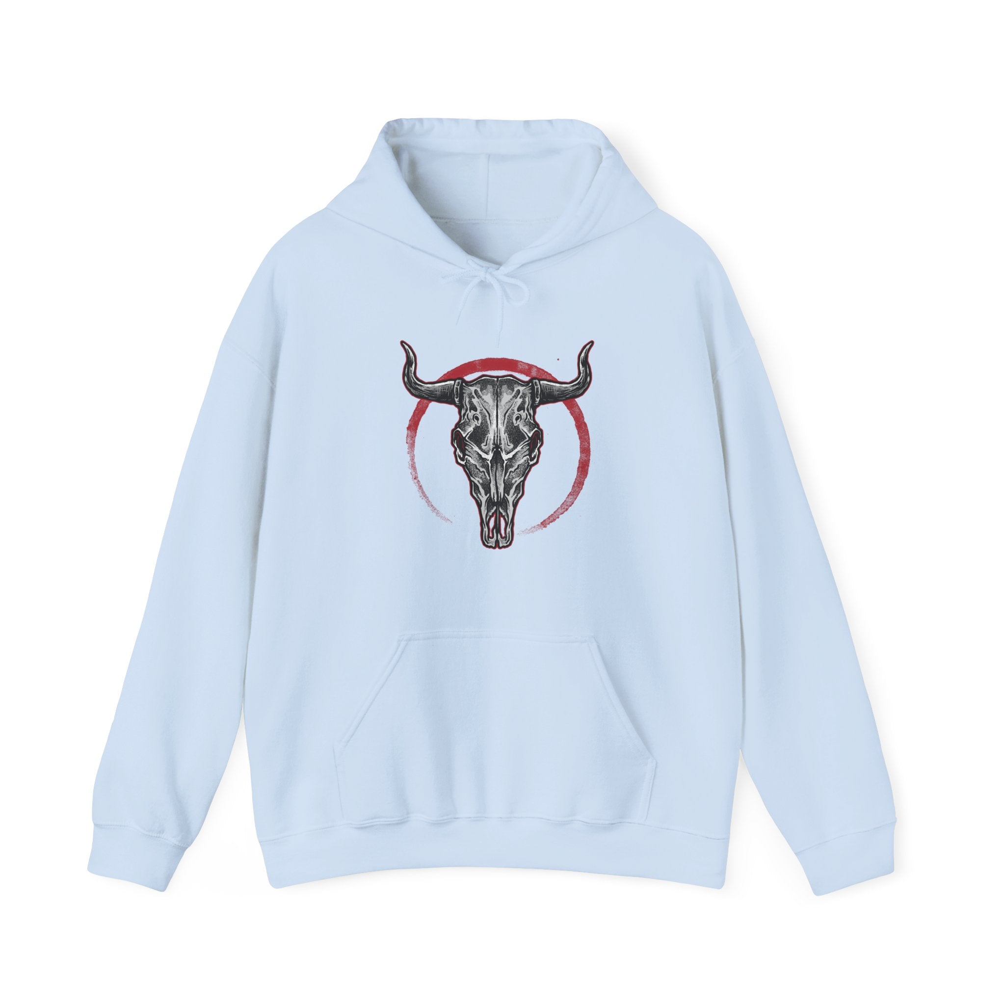 Bull Skull Unisex Heavy Blend Hooded Sweatshirt for Ultimate Comfort and Style