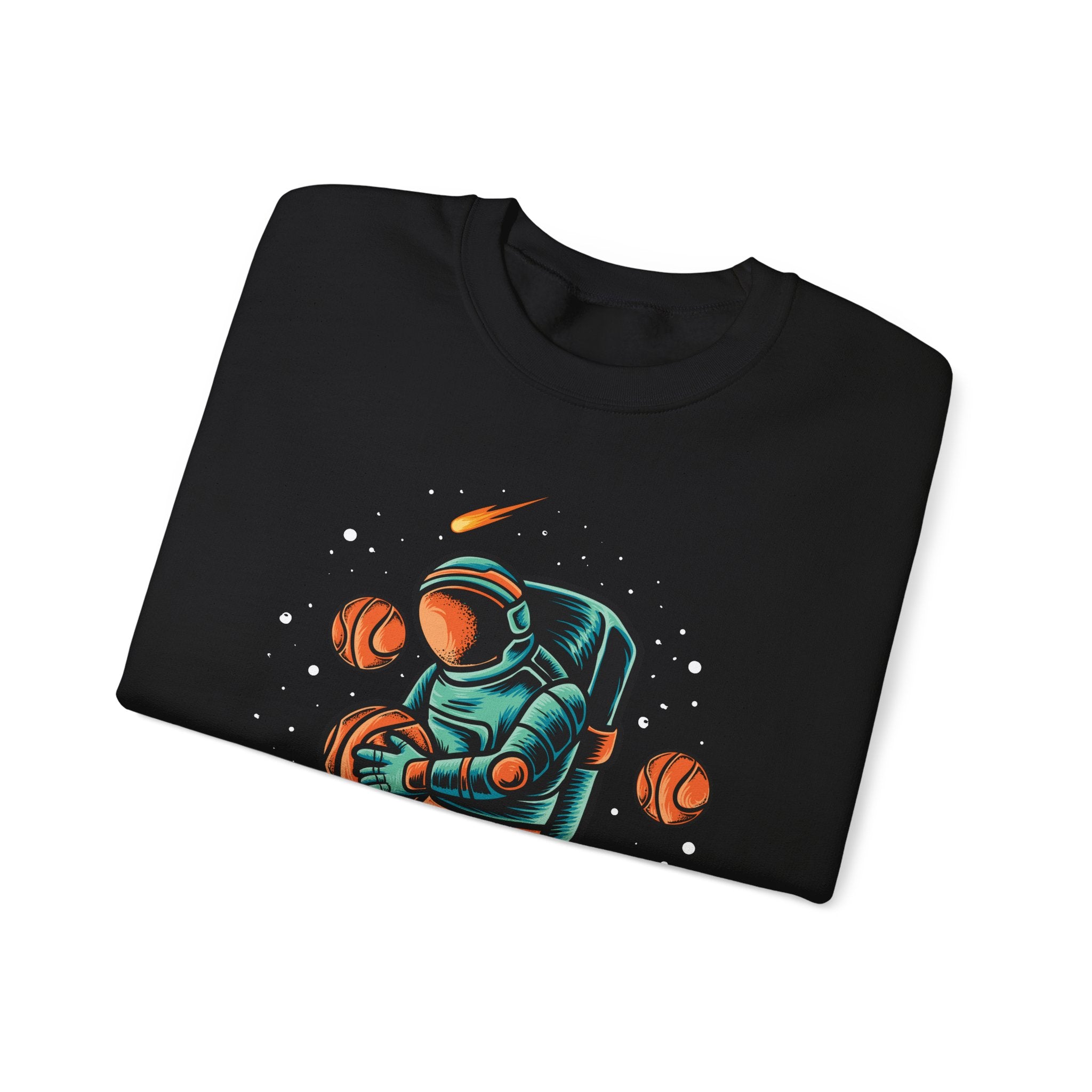 Astronaut Basketball Player Unisex Heavy Blend Crewneck Sweatshirt