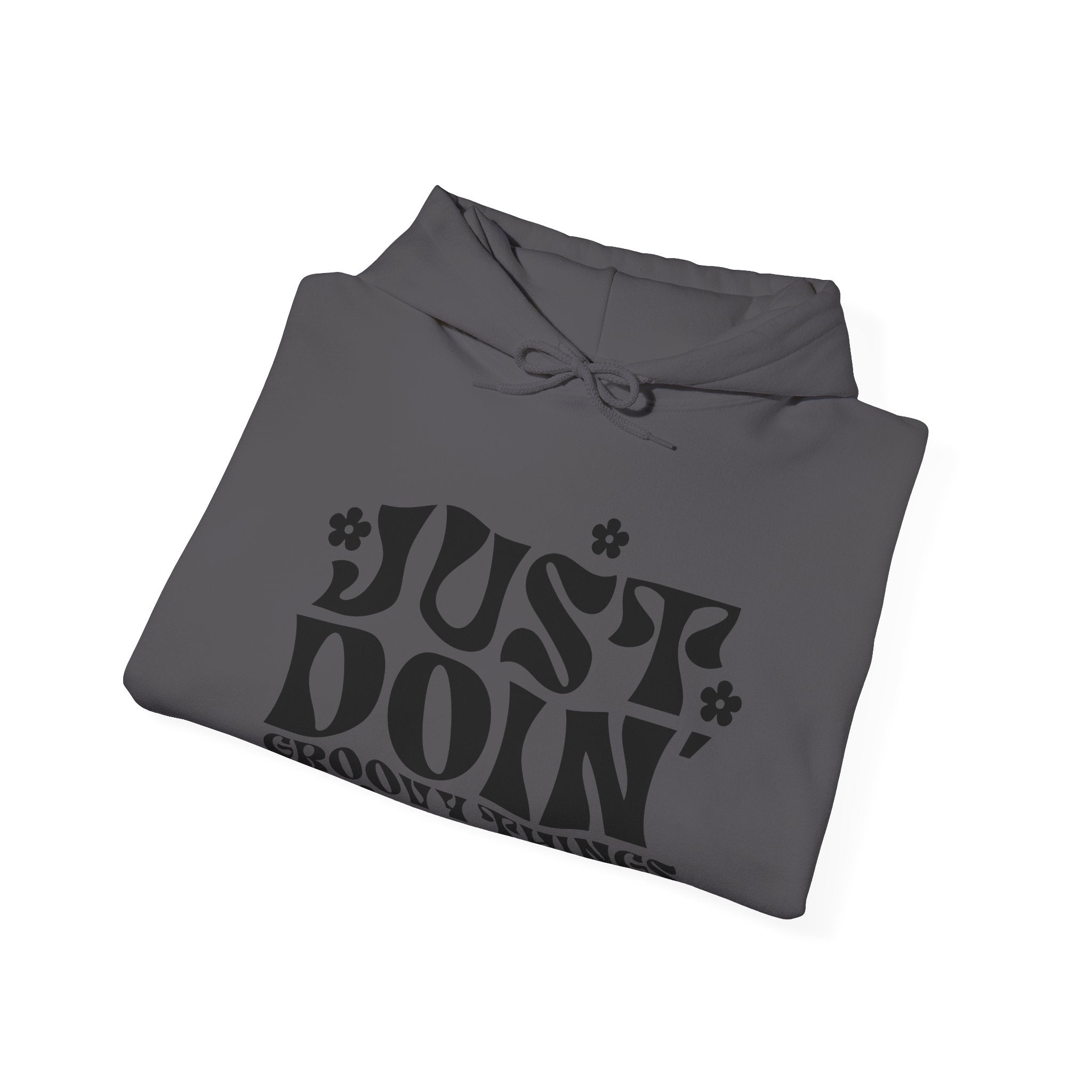 Just Doing Groovy Things Unisex Heavy Blend Hooded Sweatshirt for Ultimate Comfort and Style