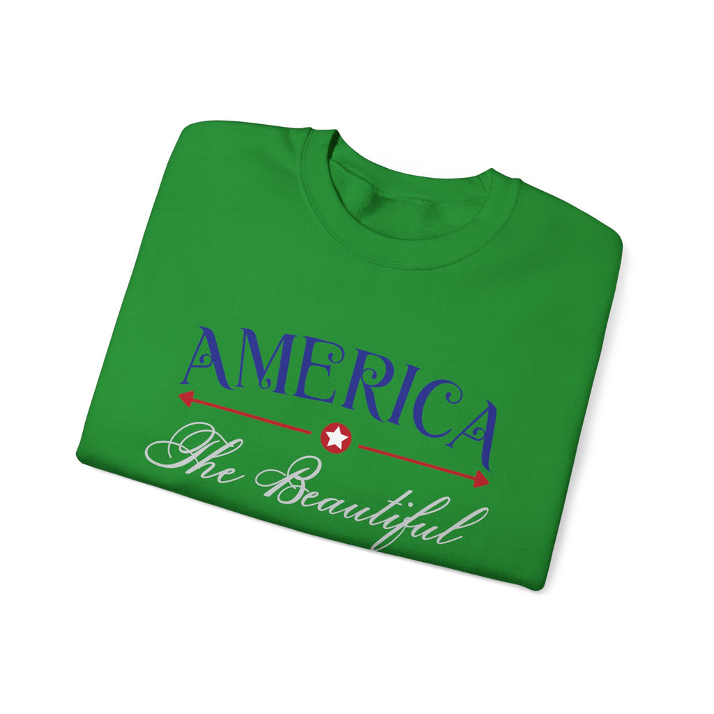 America The Beautiful Established 1776 Unisex Heavy Blend Crewneck Sweatshirt