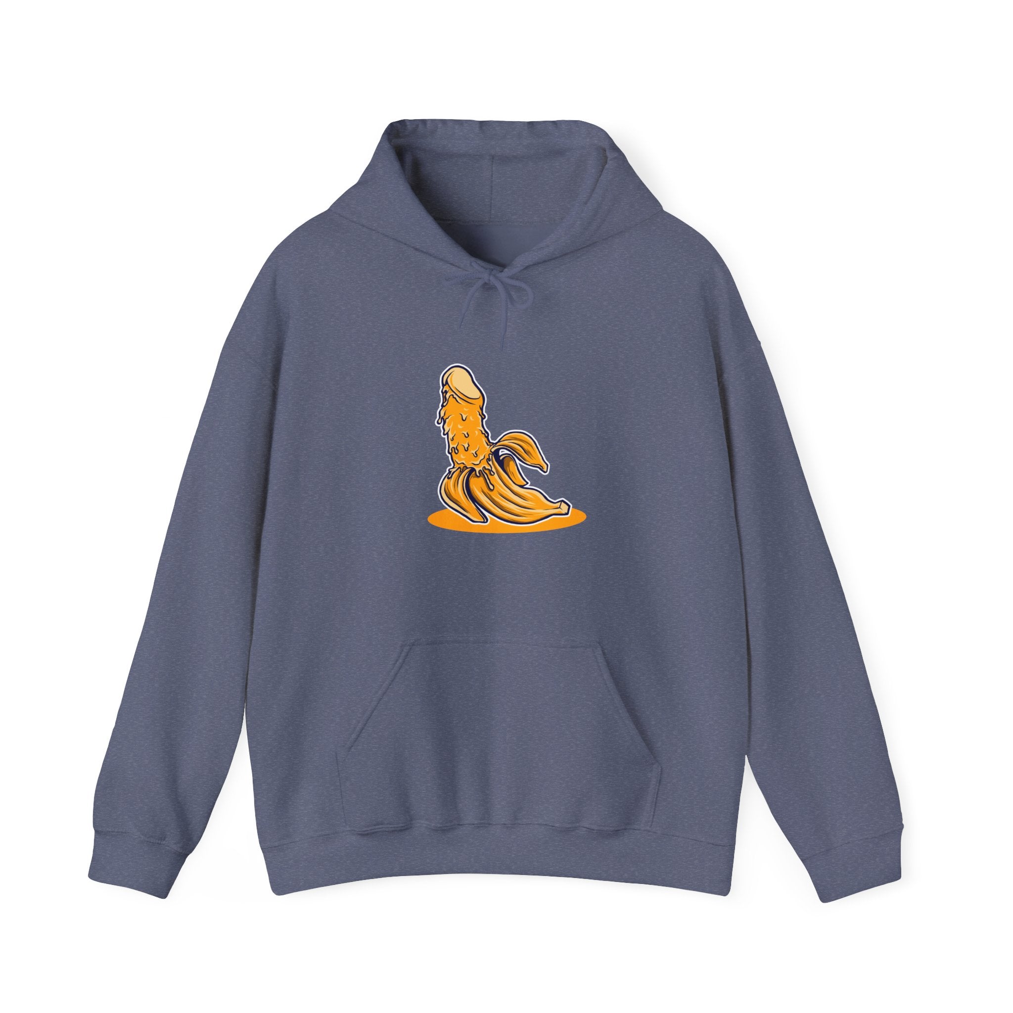 Penis Banana Unisex Heavy Blend Hooded Sweatshirt for Ultimate Comfort