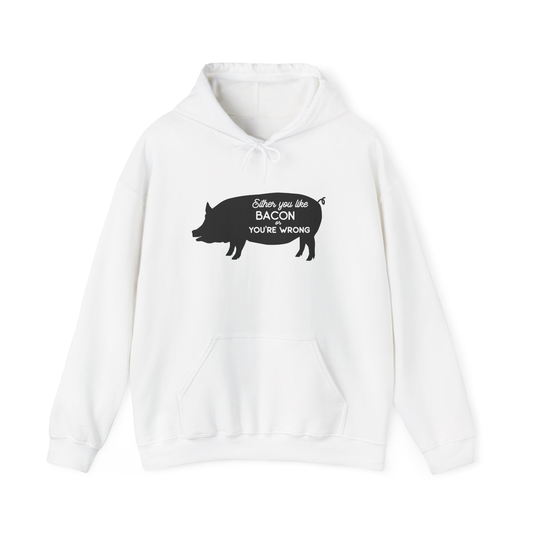 Either You Like Bacon Or You Are Wrong Unisex Heavy Blend Hooded Sweatshirt
