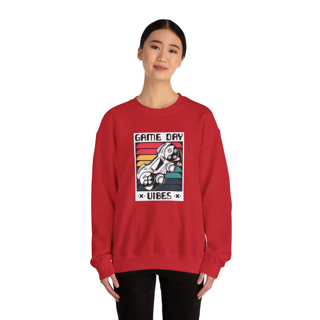 Game Day Vibes Unisex Heavy Blend Crewneck Sweatshirt