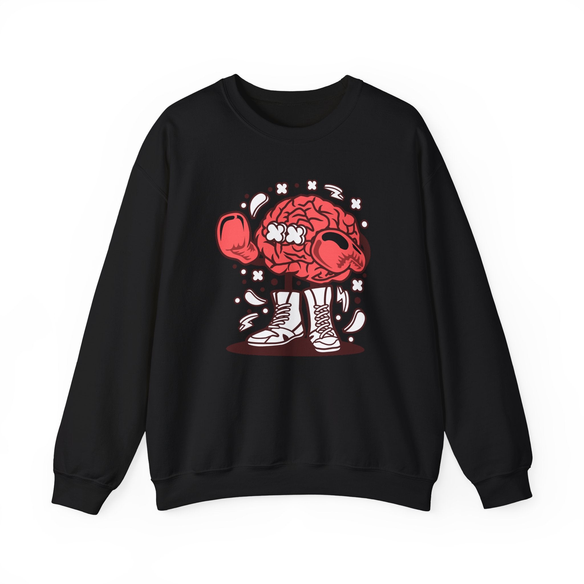 Brain Boxer Unisex Heavy Blend Crewneck Sweatshirt for Ultimate Comfort and Style