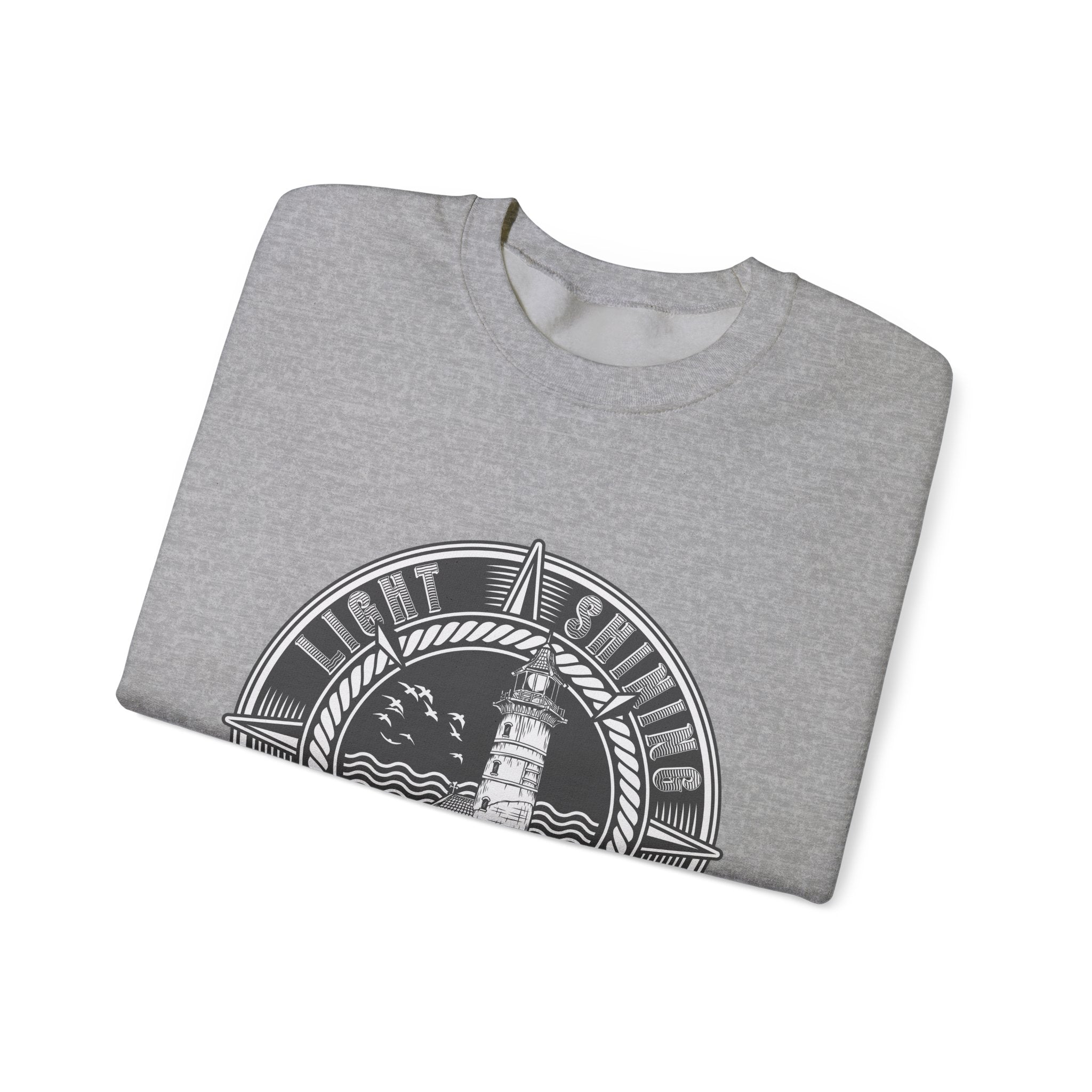 Be My Light Shining Bright Lighthouse Unisex Heavy Blend Crewneck Sweatshirt