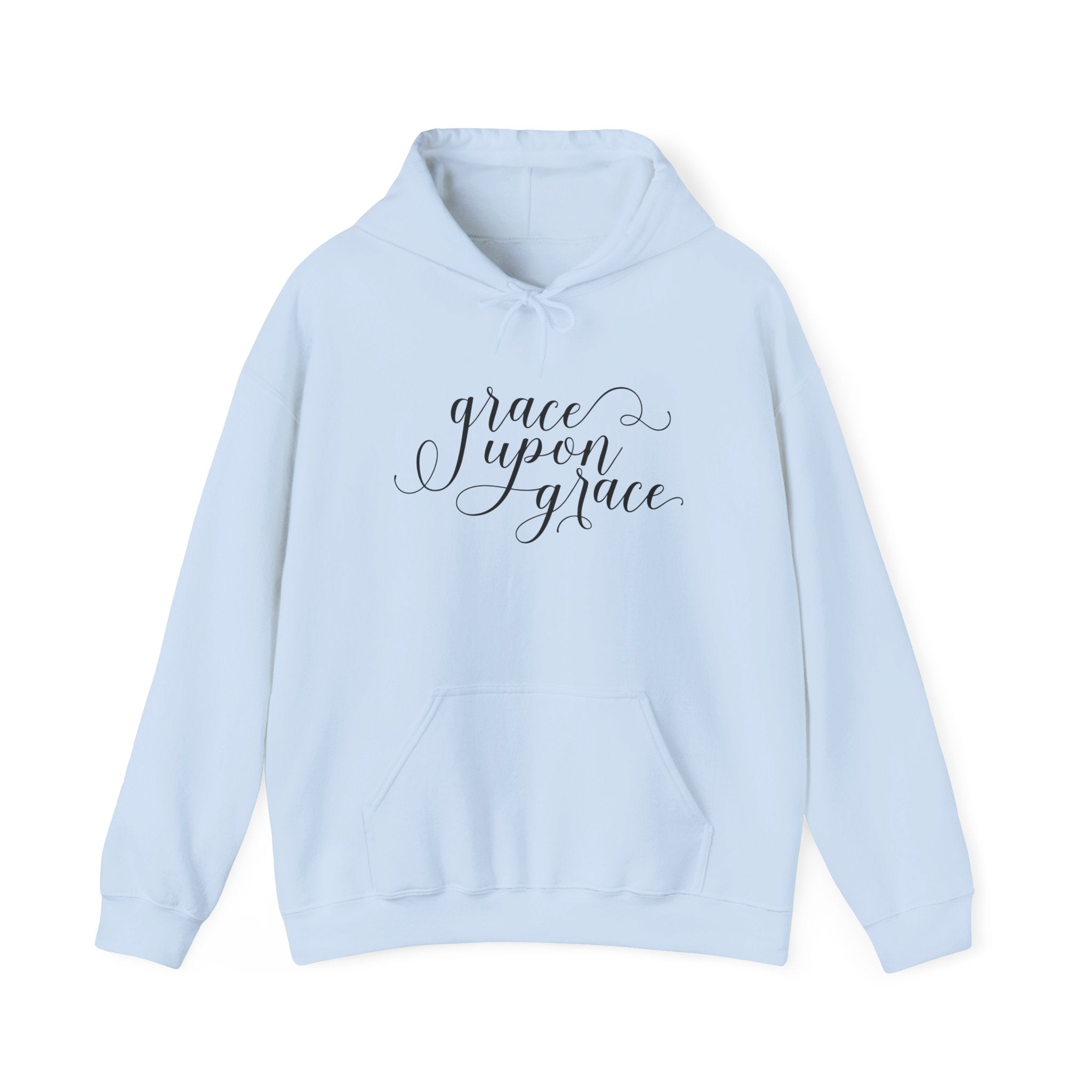Grace Upon Grace Unisex Heavy Blend Hooded Sweatshirt for Ultimate Comfort and Warmth