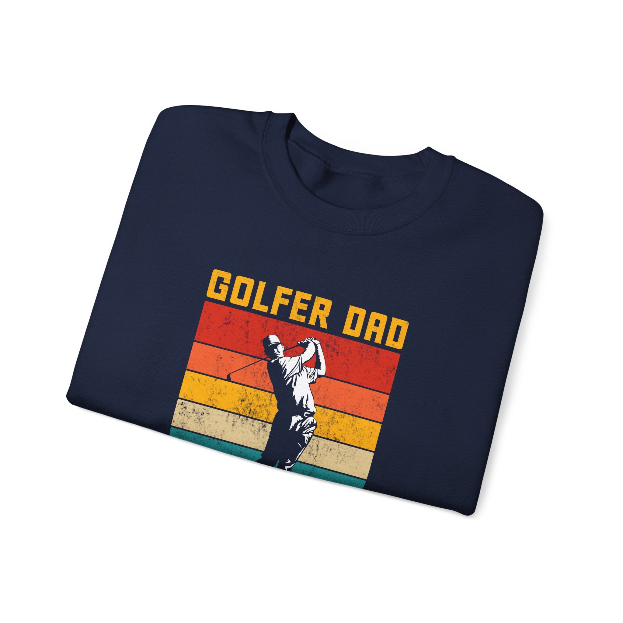 Golfer Dad Like A Regular Dad But Cooler Unisex Heavy Blend Crewneck Sweatshirt