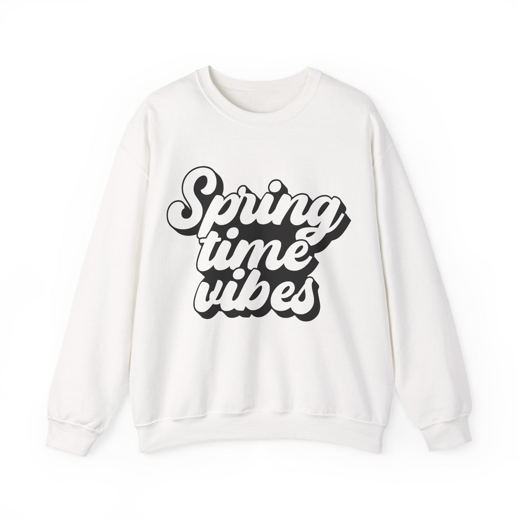 Spring Time Vibes Unisex Heavy Blend Crewneck Sweatshirt for Ultimate Comfort