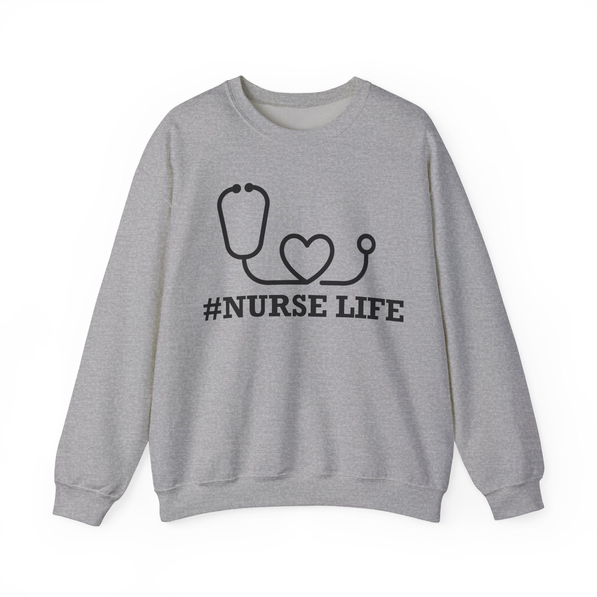 Nurse Life Unisex Heavy Blend Crewneck Sweatshirt for Ultimate Comfort