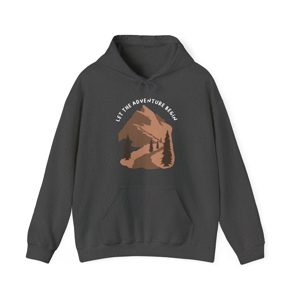 Let The Adventure Begin Unisex Heavy Blend Hooded Sweatshirt