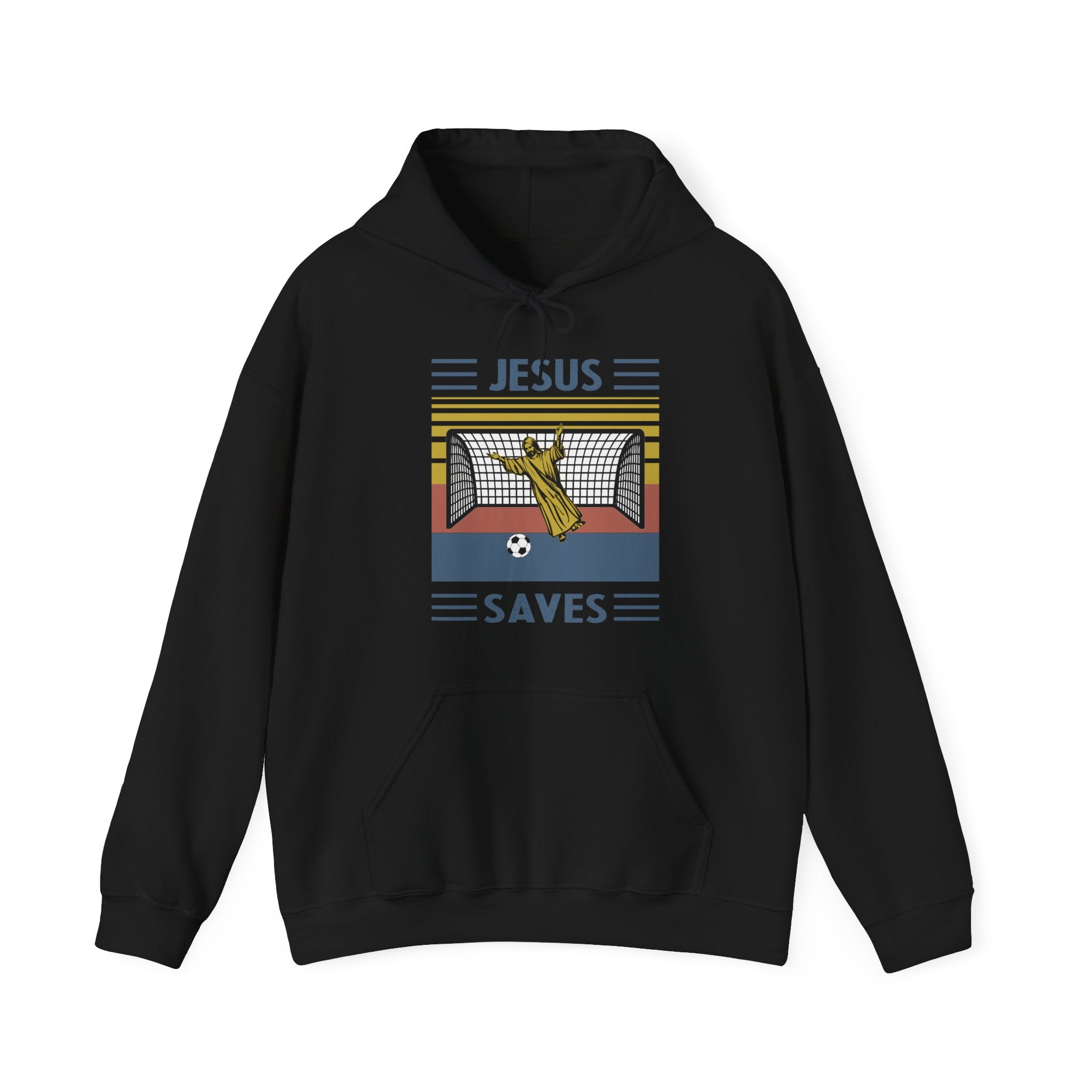 Jesus Saves Unisex Heavy Blend Hooded Sweatshirt for Ultimate Comfort and Style