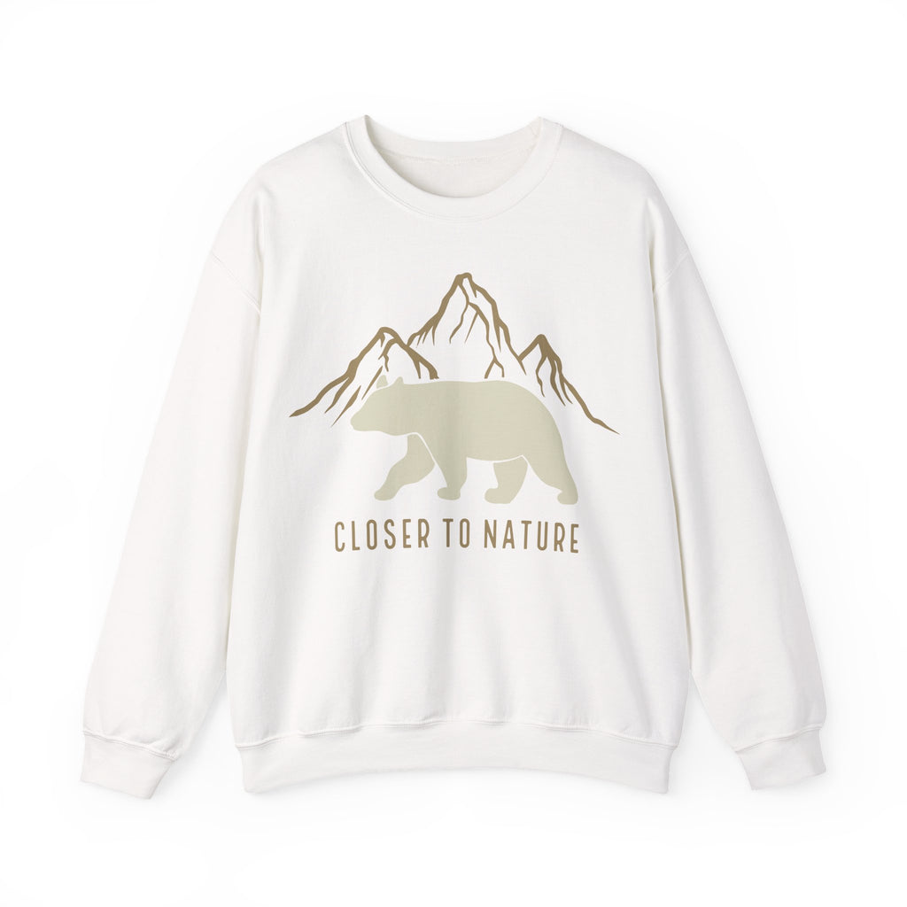 Closer To Nature Unisex Heavy Blend Crewneck Sweatshirt For Pure Comfort