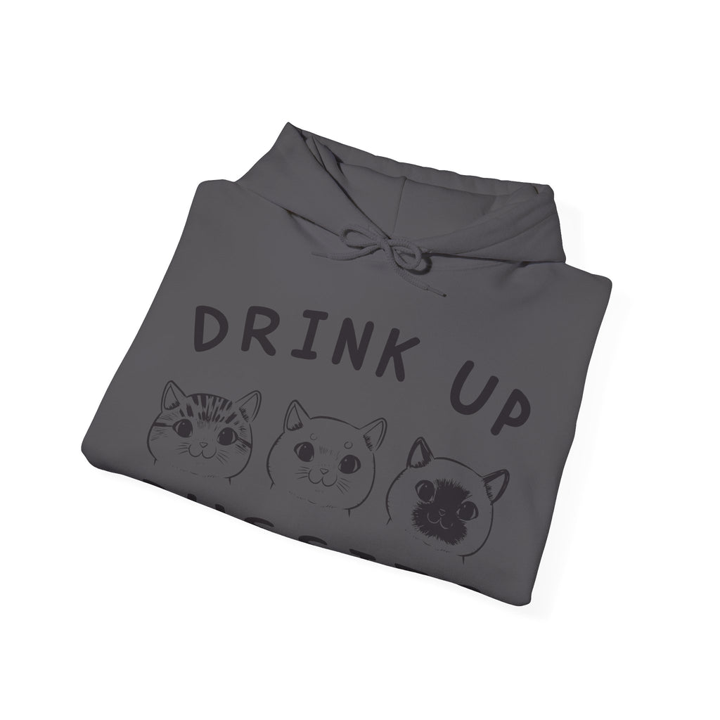 Drink Up Pussies Unisex Heavy Blend Hooded Sweatshirt for Ultimate Comfort and Style