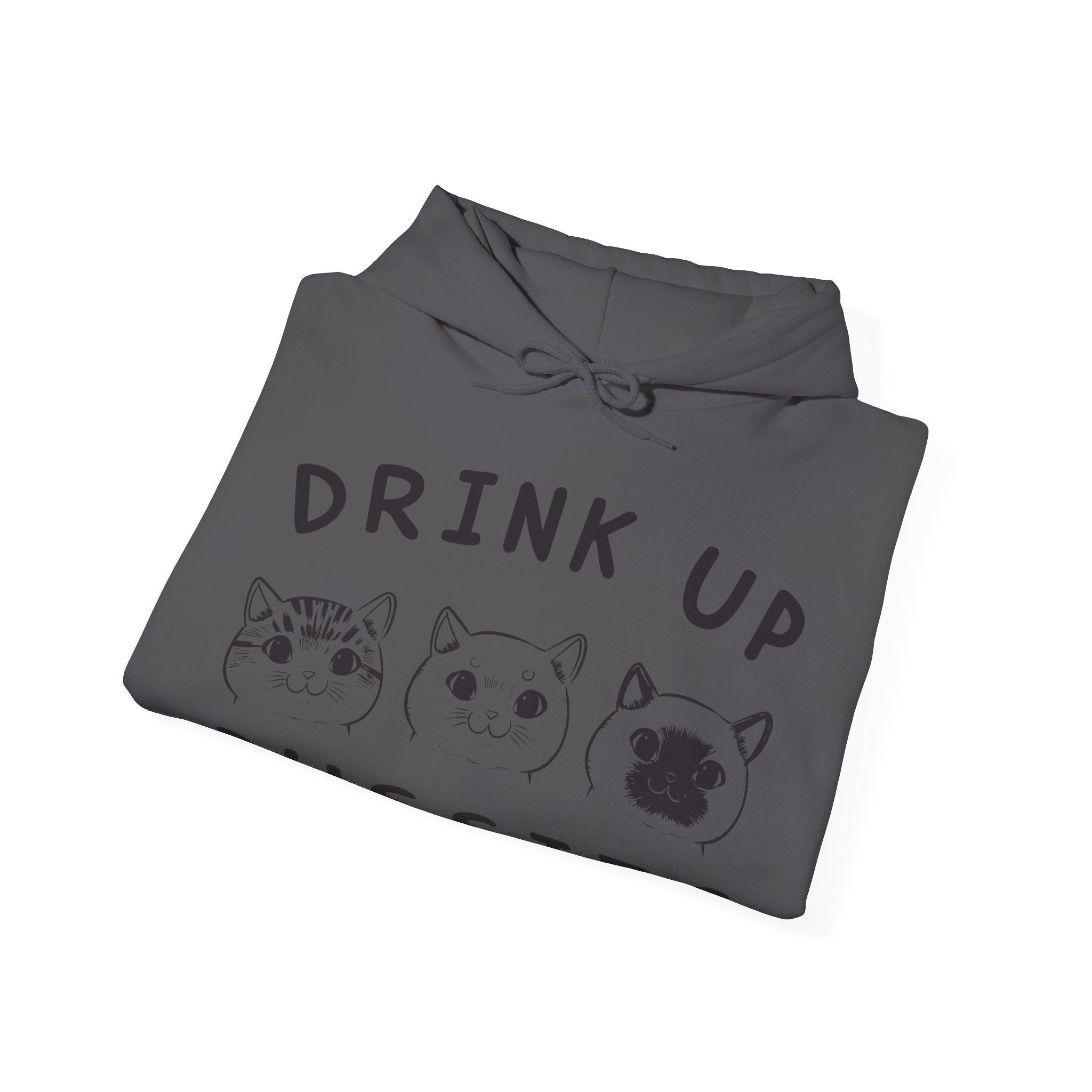 Drink Up Pussies Unisex Heavy Blend Hooded Sweatshirt for Ultimate Comfort and Style