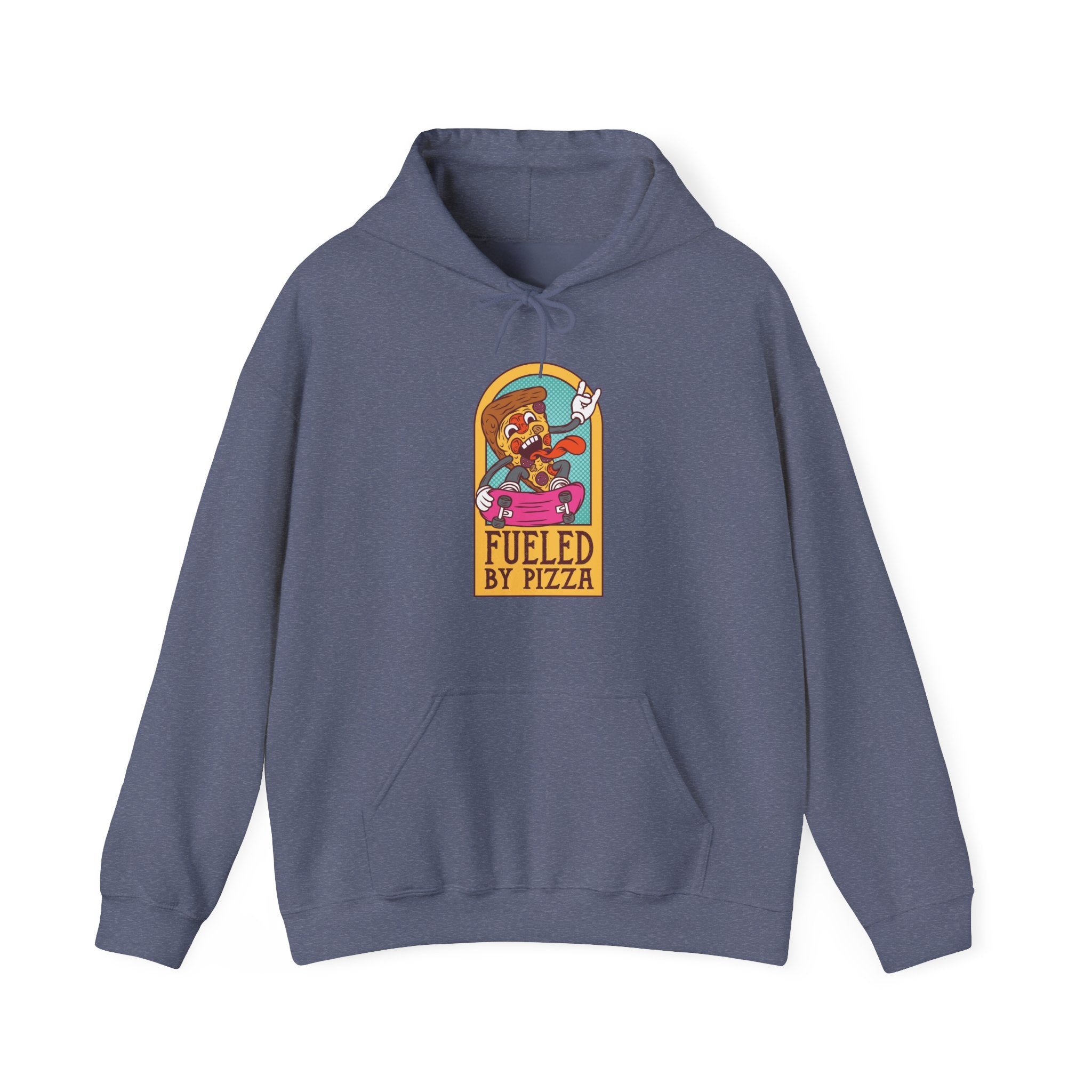 Fueled By Pizza Unisex Heavy Blend Hooded Sweatshirt for Ultimate Comfort