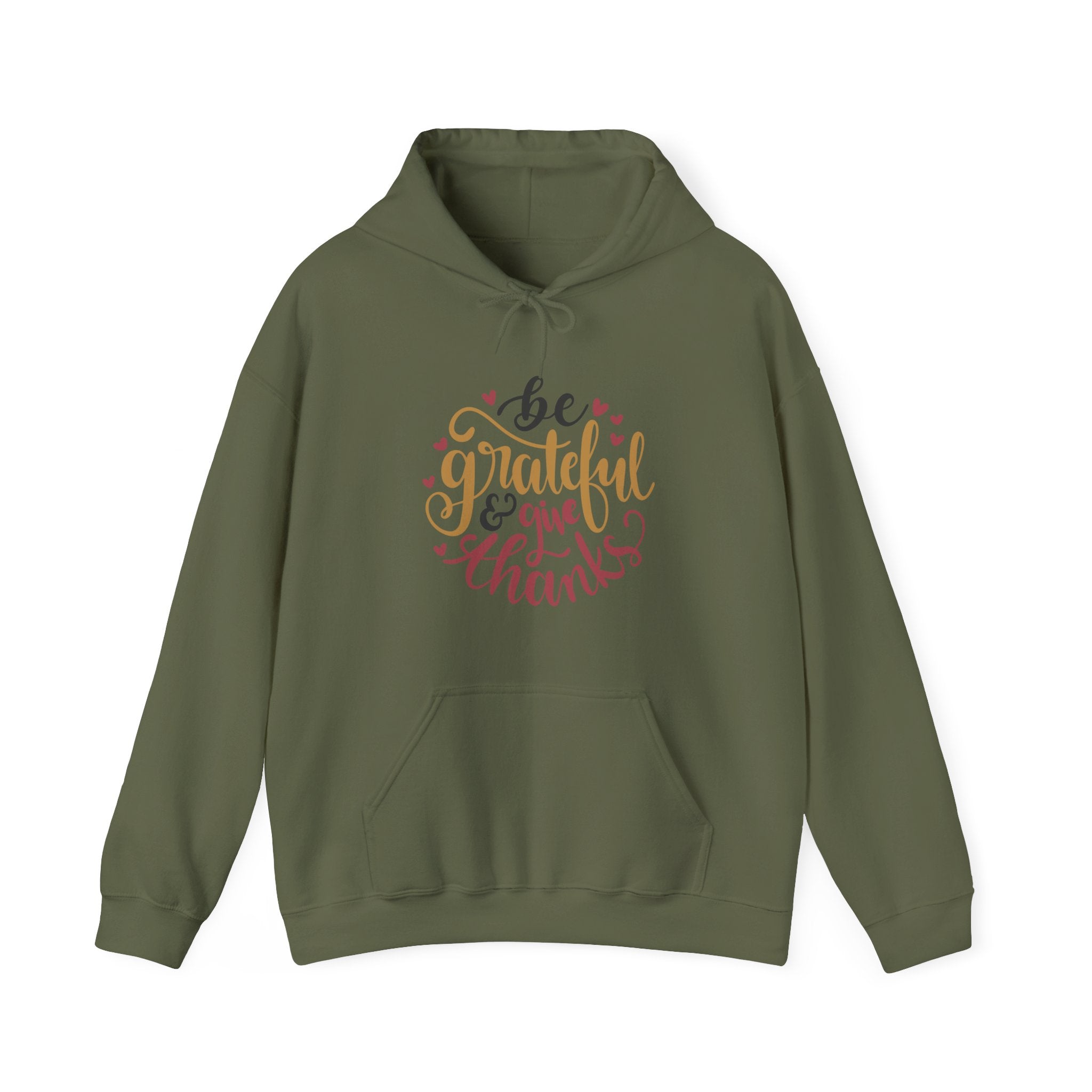 Be Grateful And Give Thanks Unisex Heavy Blend Hooded Sweatshirt