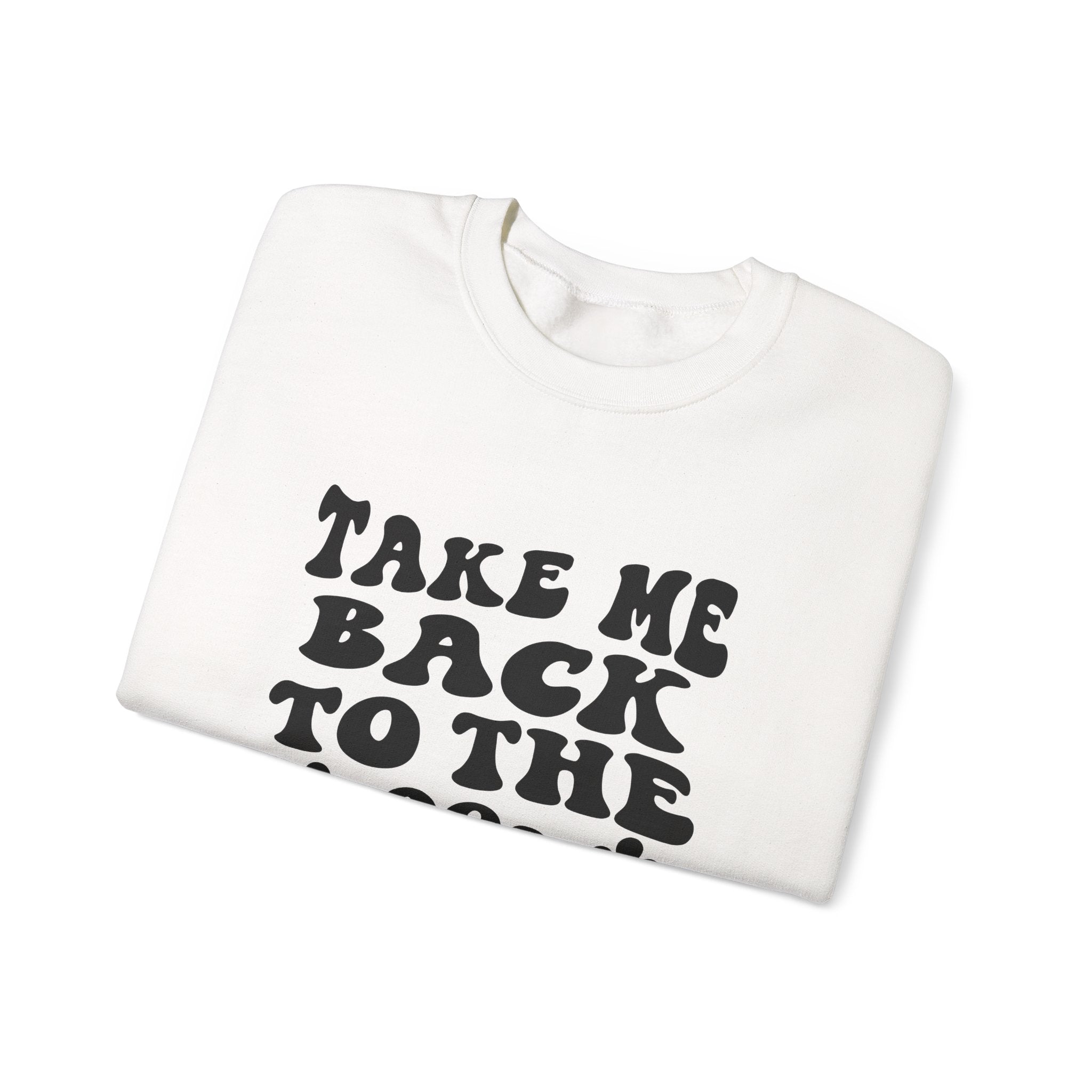 Take Me Back To The 90s Black Unisex Heavy Blend Crewneck Sweatshirt
