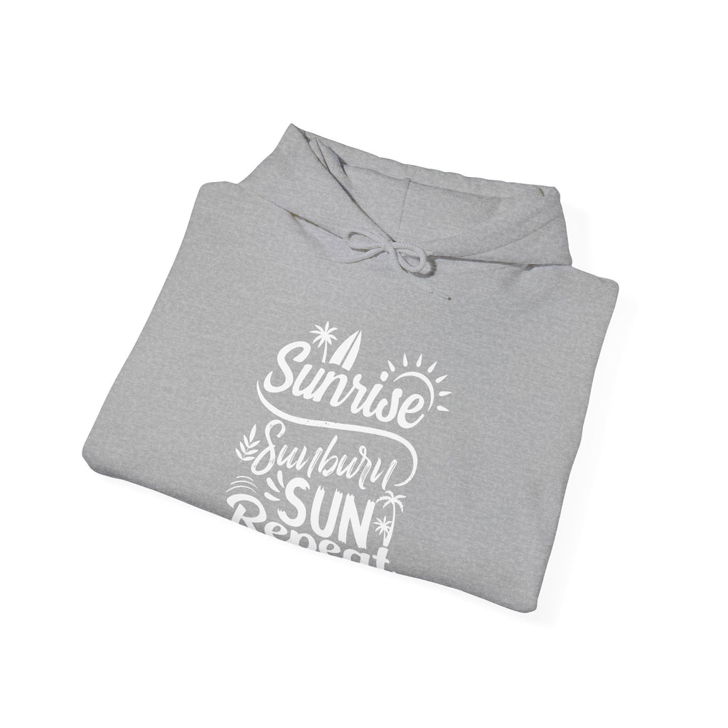 Sunrise Sunburn Sun Repeat Unisex Heavy Blend Hooded Sweatshirt