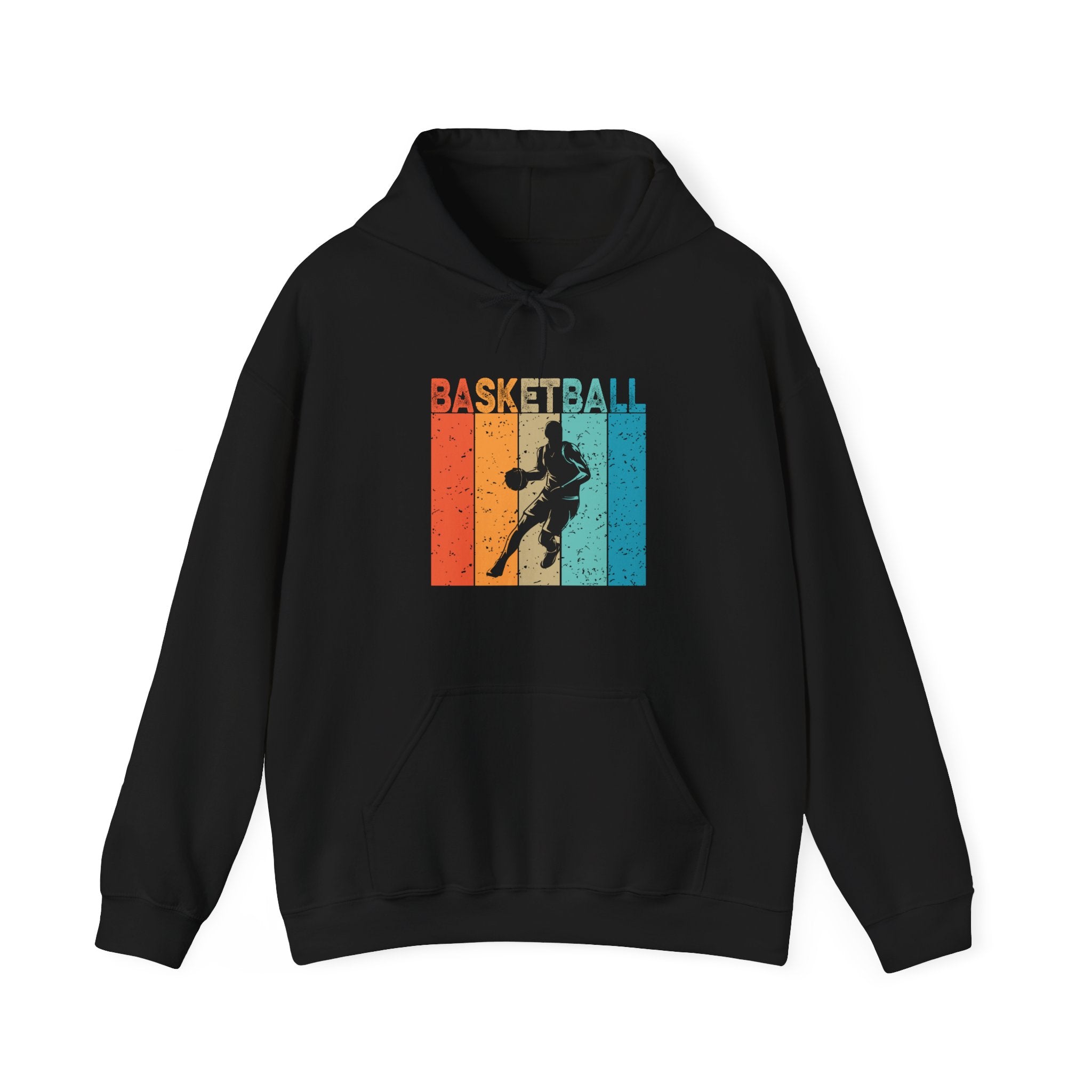 Basketball Man Unisex Heavy Blend Hooded Sweatshirt for Ultimate Comfort and Warmth