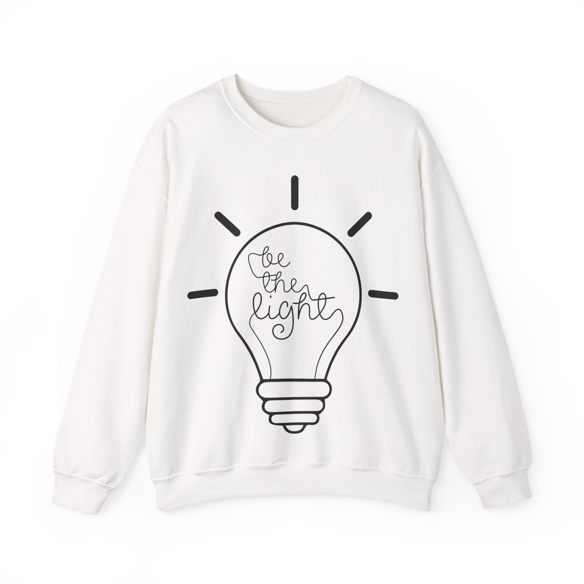 Be The Light Unisex Heavy Blend Crewneck Sweatshirt For Ultimate Comfort