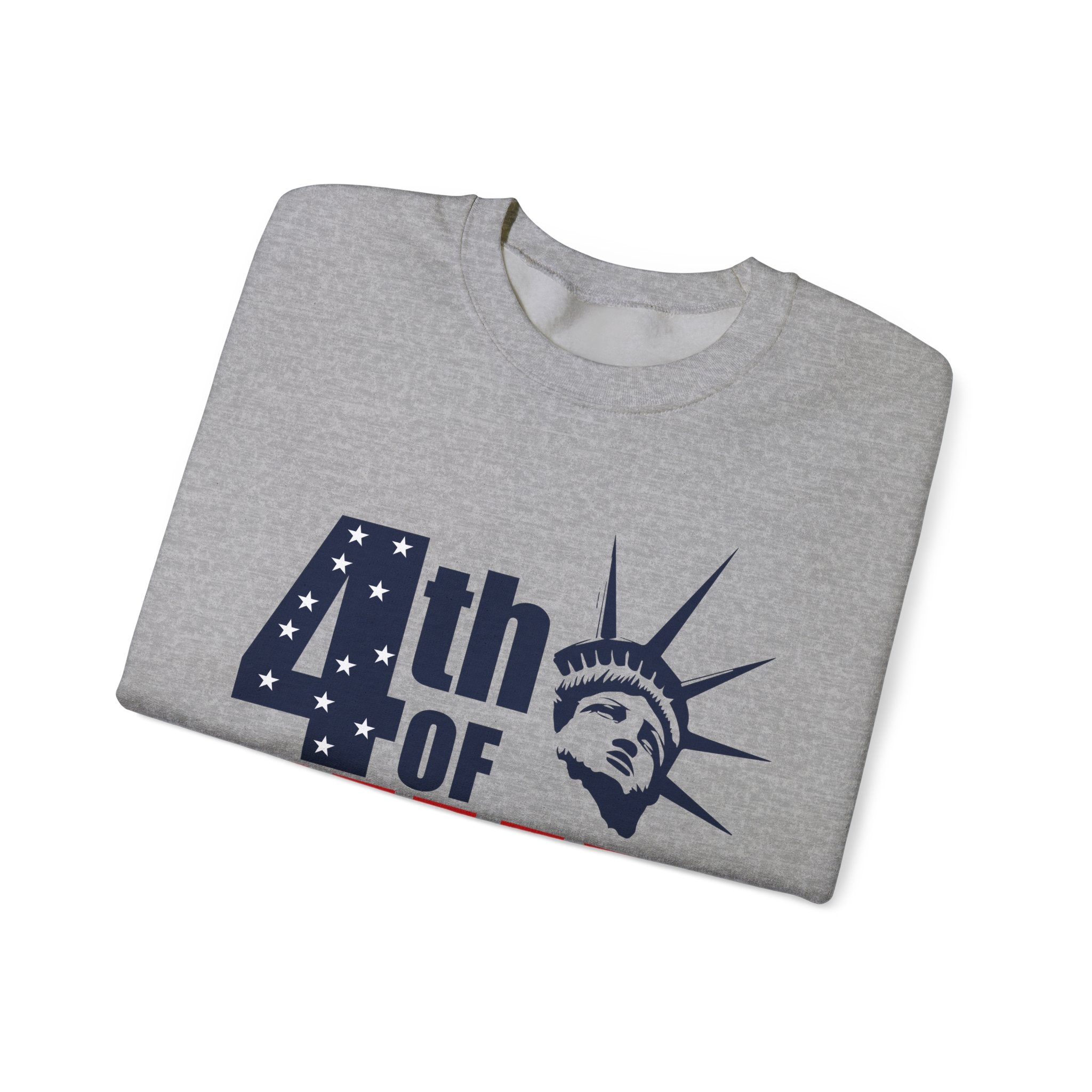 4th Of July V2 Unisex Heavy Blend Crewneck Sweatshirt