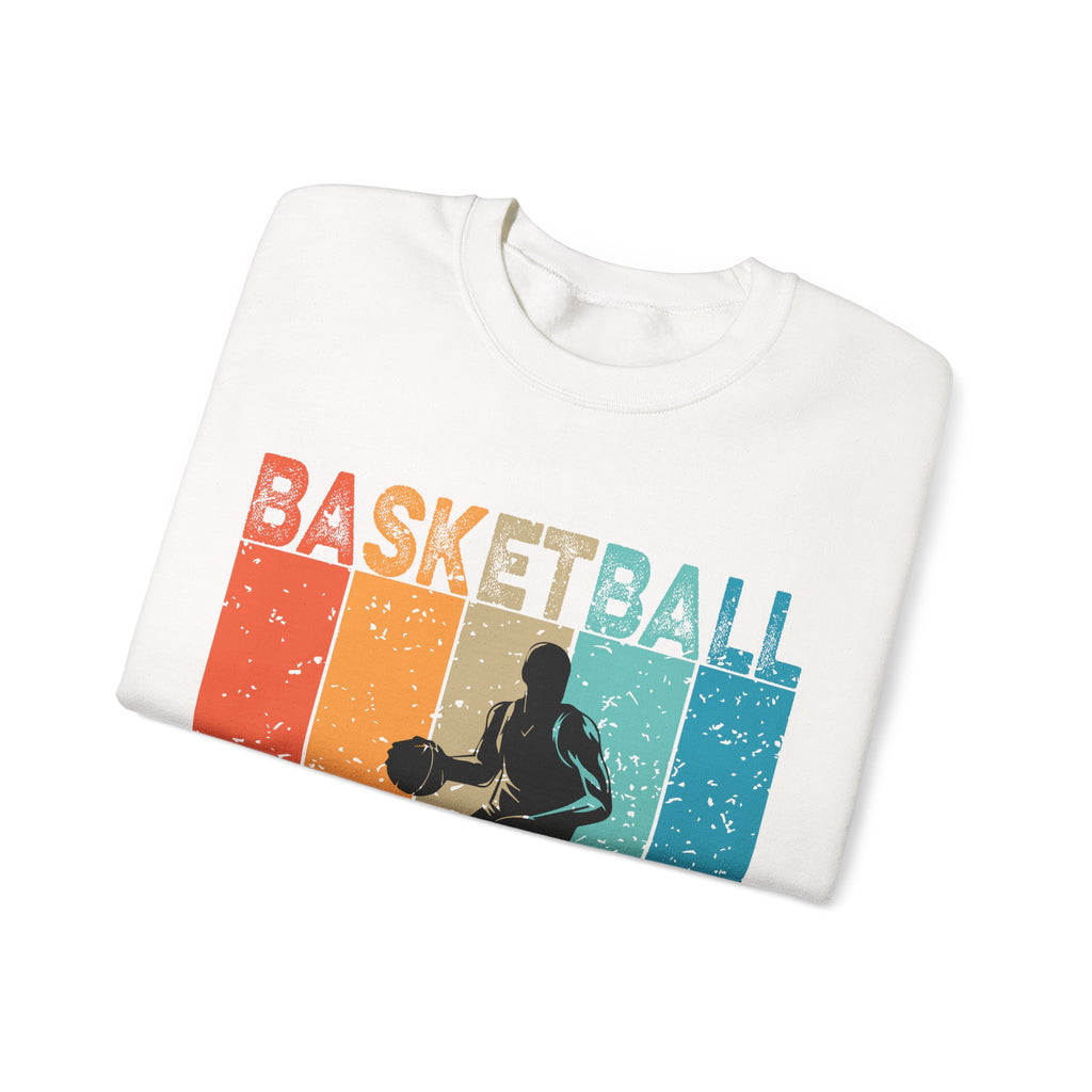 Basketball Man Unisex Heavy Blend Crewneck Sweatshirt for Ultimate Comfort