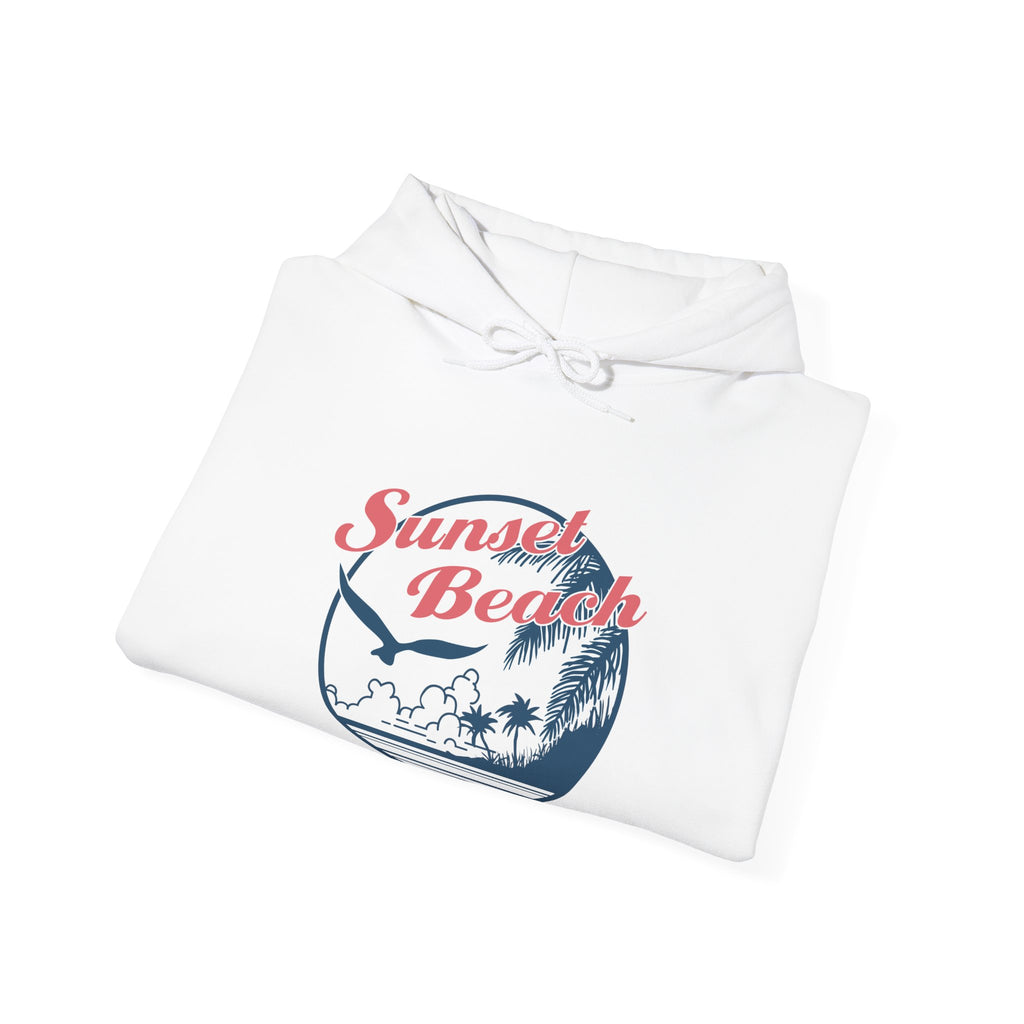 Sunset Beach Birds And Ocean Unisex Heavy Blend Hooded Sweatshirt