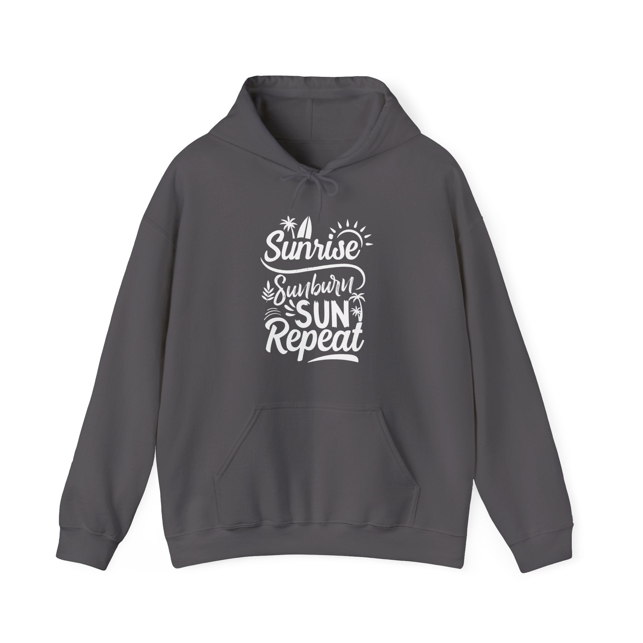 Sunrise Sunburn Sun Repeat Unisex Heavy Blend Hooded Sweatshirt