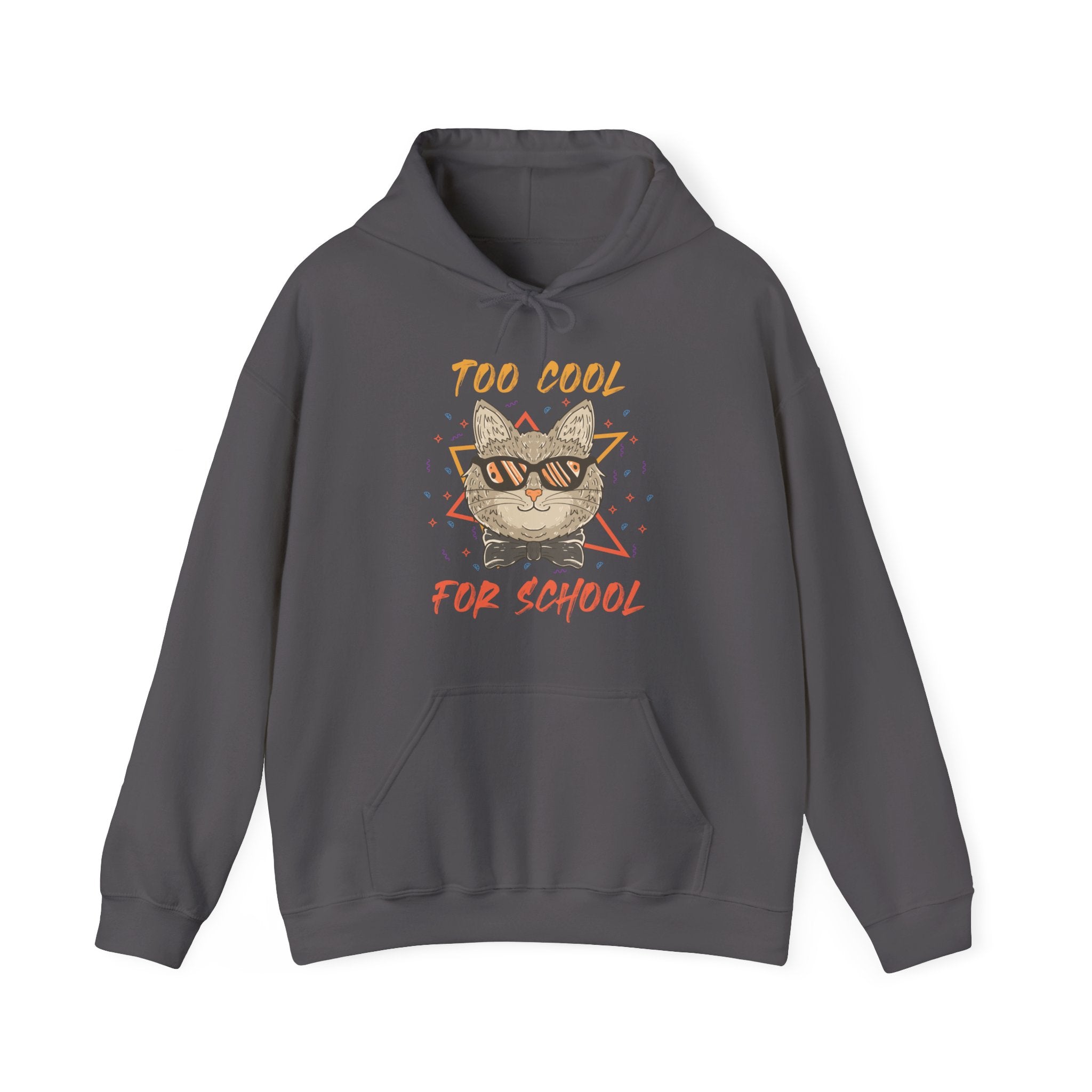 Too Cool For School Unisex Heavy Blend Hooded Sweatshirt Plush Warmth and Comfort