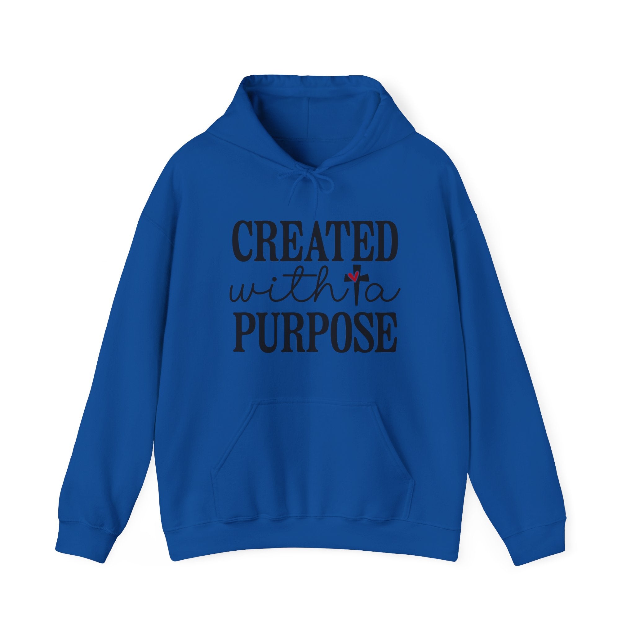 Created With A Purpose Unisex Heavy Blend Hooded Sweatshirt for Ultimate Comfort and Warmth