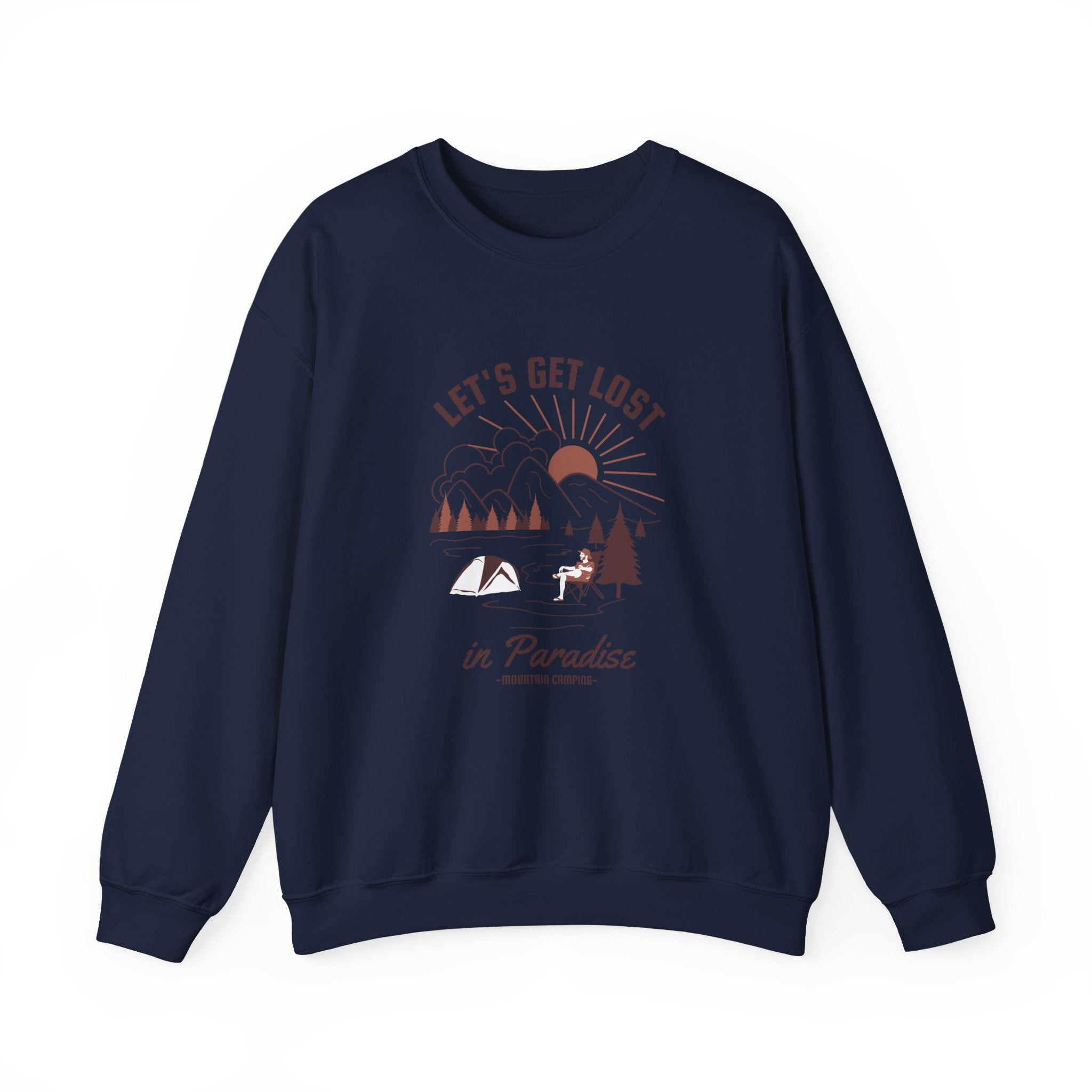 Lets Get Lost In Paradise Unisex Heavy Blend Crewneck Sweatshirt