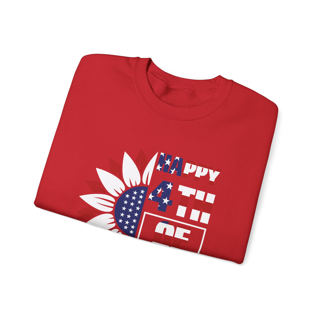 Happy 4th Of July Unisex Heavy Blend Crewneck Sweatshirt