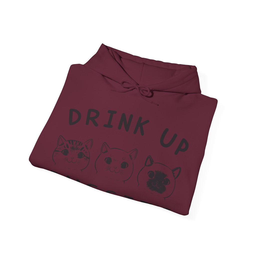 Drink Up Pussies Unisex Heavy Blend Hooded Sweatshirt for Ultimate Comfort and Style