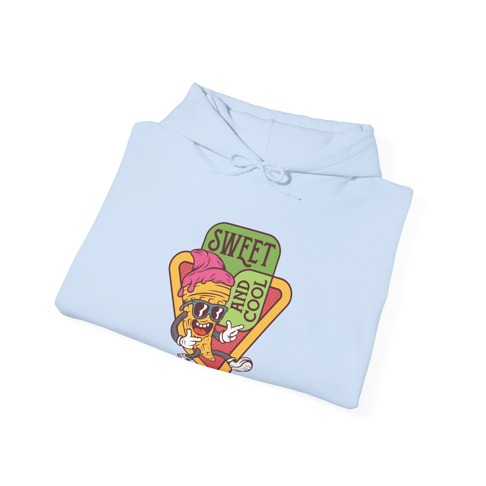 Sweet And Cool Ice Cream Unisex Heavy Blend Hooded Sweatshirt